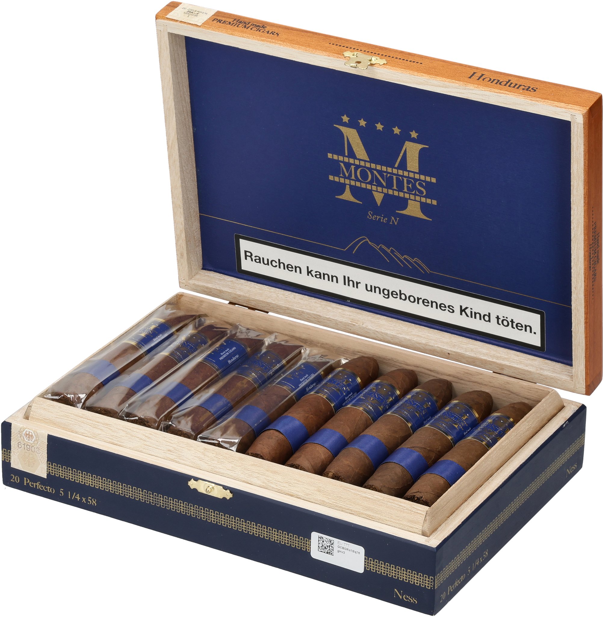 Serie N Honduras Ness box open