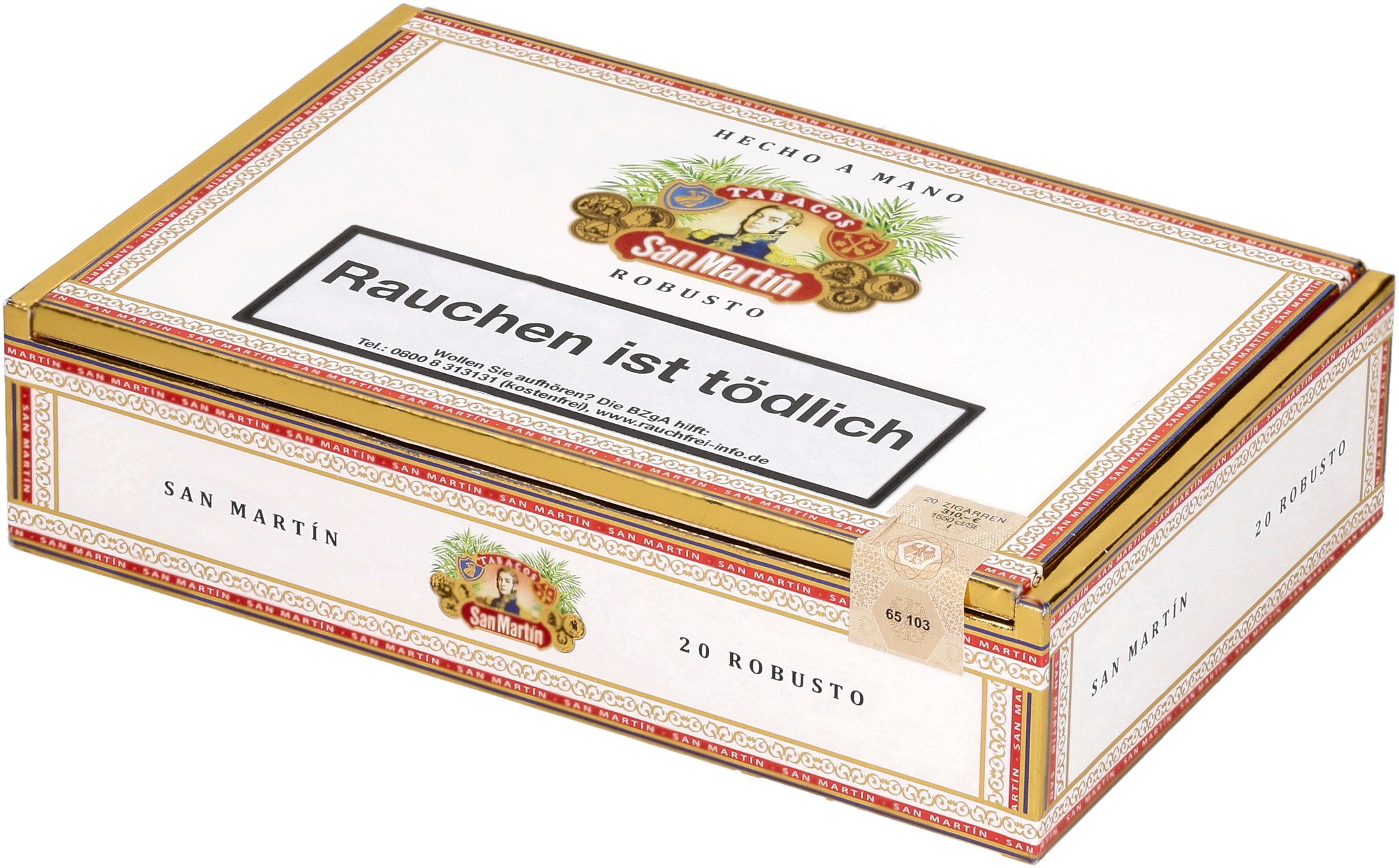 San Martin Robusto box