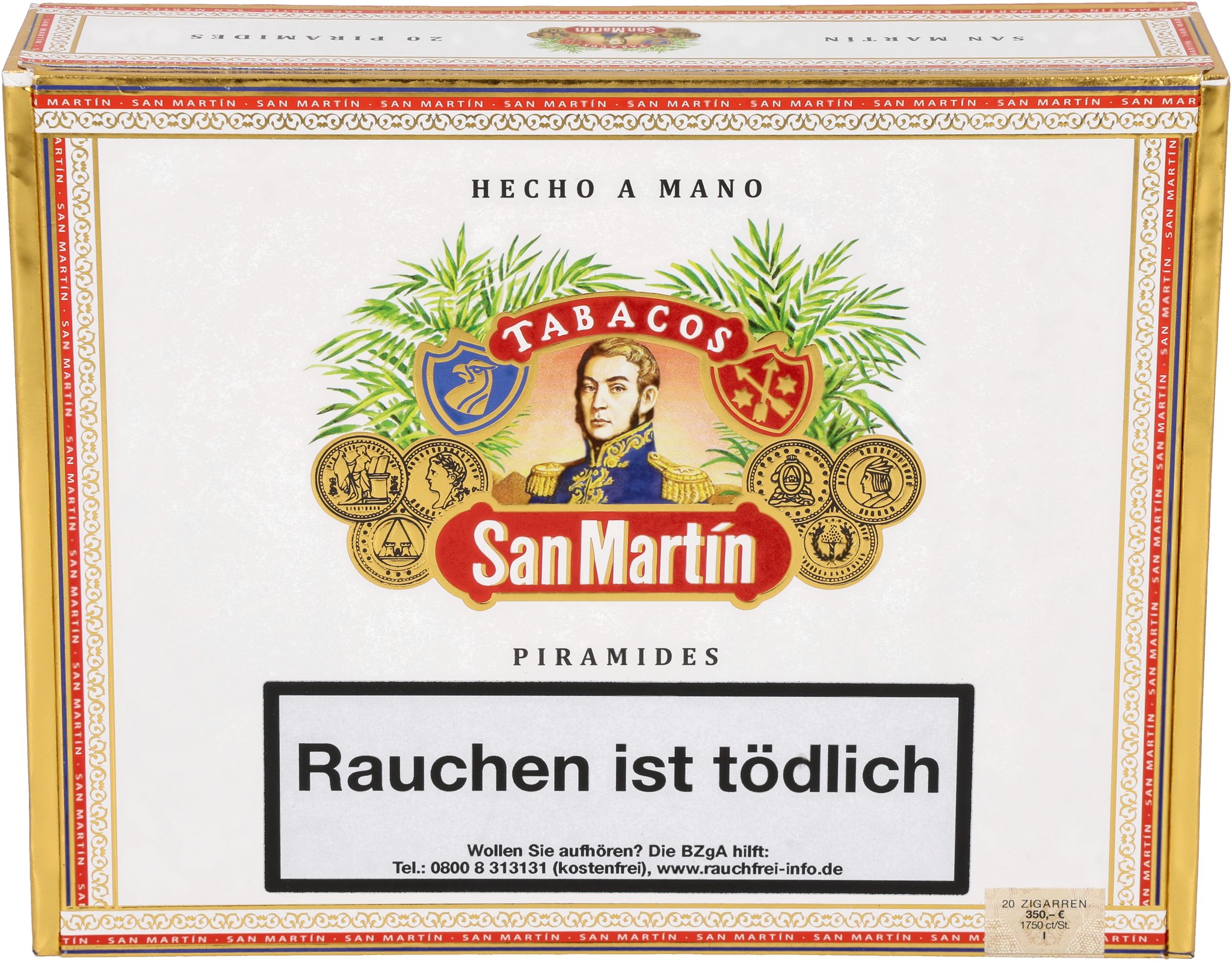 San Martin Piramides box front