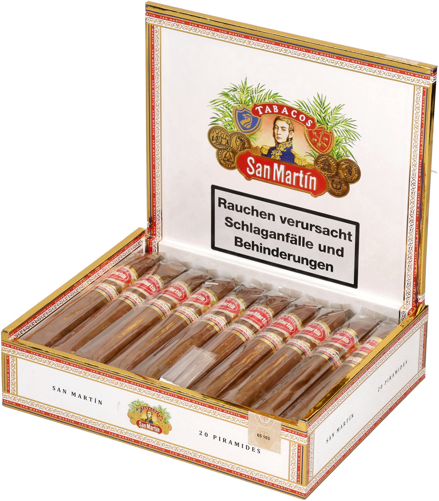 San Martin Piramides box open