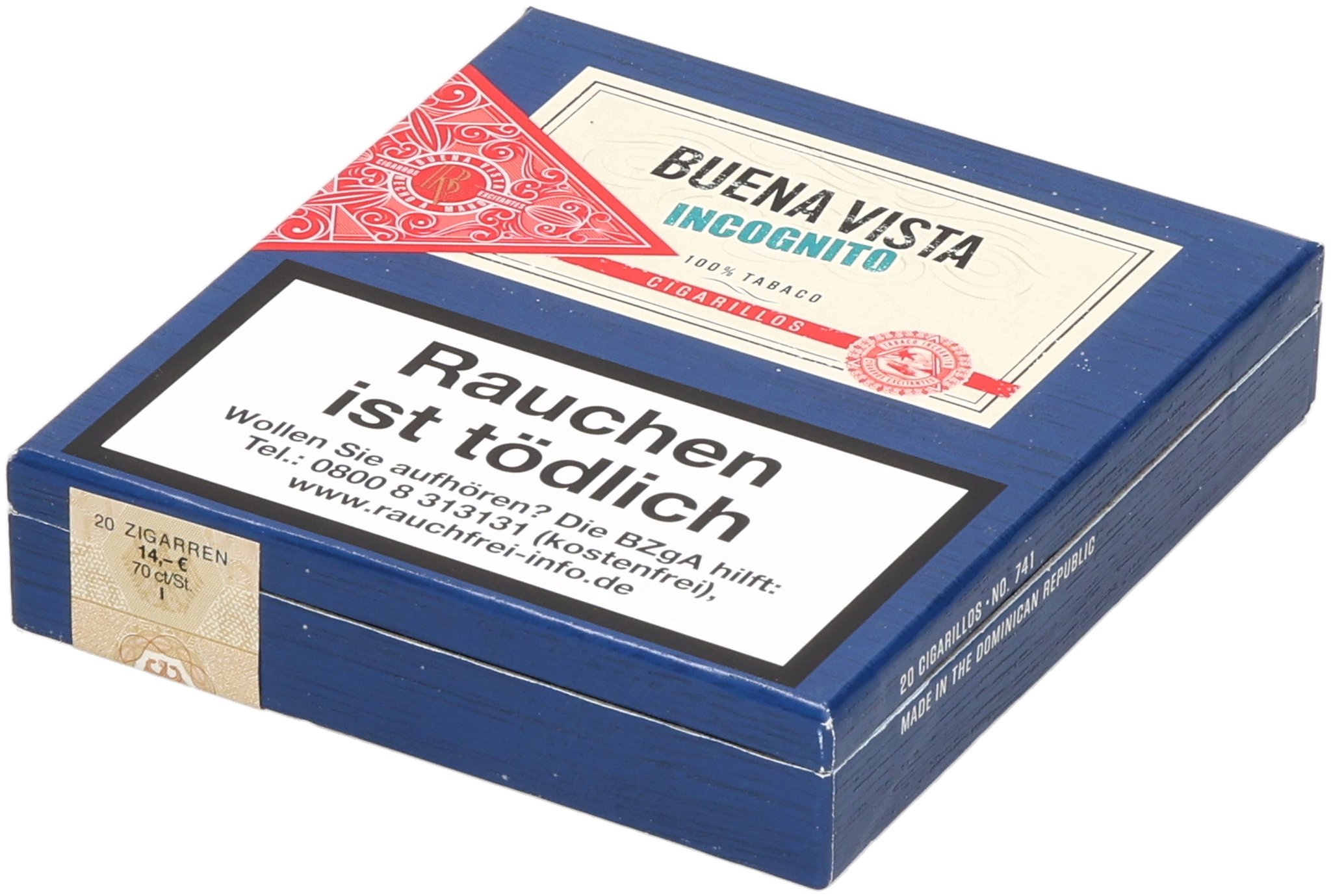 Buena Vista Incognito Cigarillos No. 741_Packung