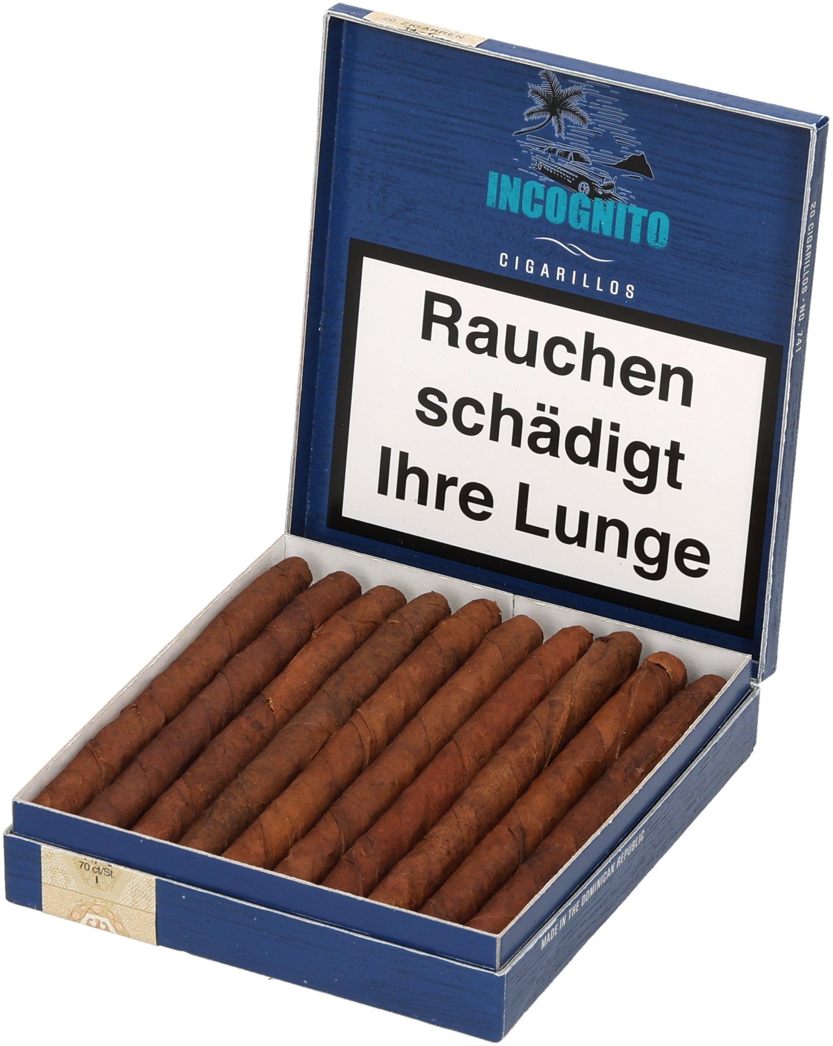 Buena Vista Incognito Cigarillos No. 741_Packung Offen