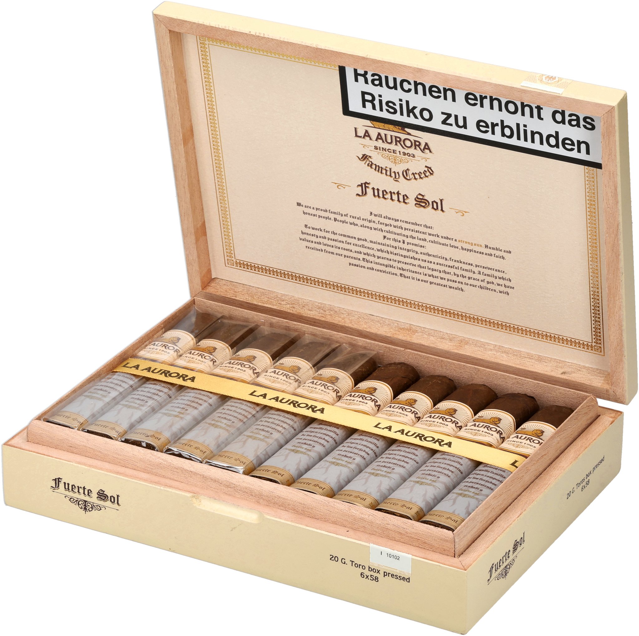 Fuerte Sol Gran Toro box open