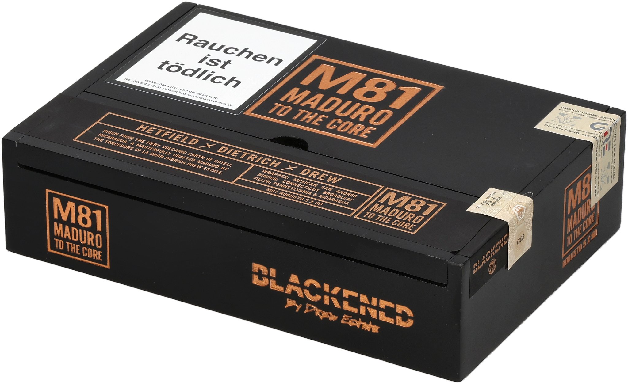 M81 Maduro Robusto box