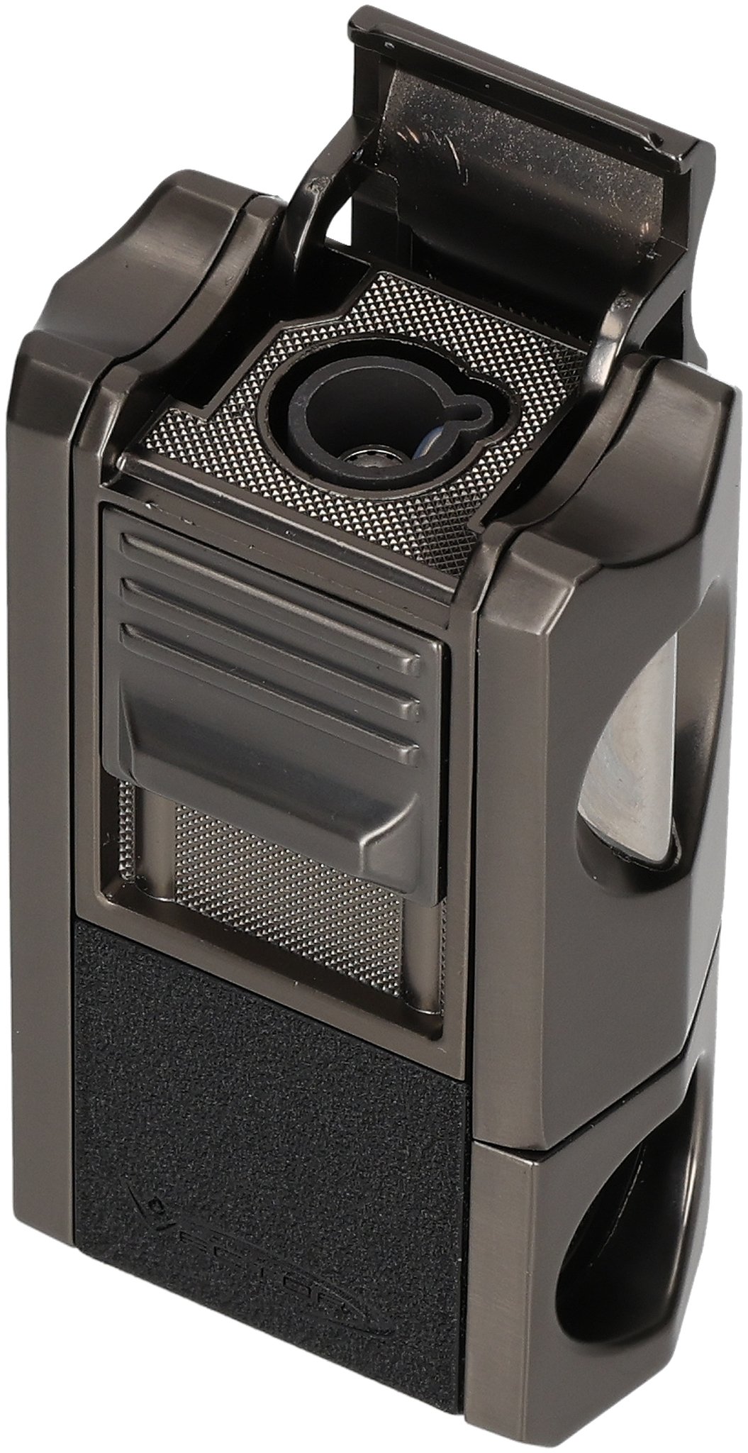 Schwarz Crackle Matt 05