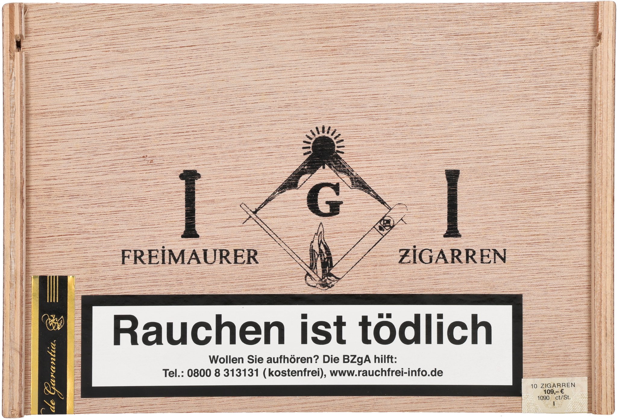 Freimaurer Robusto box front