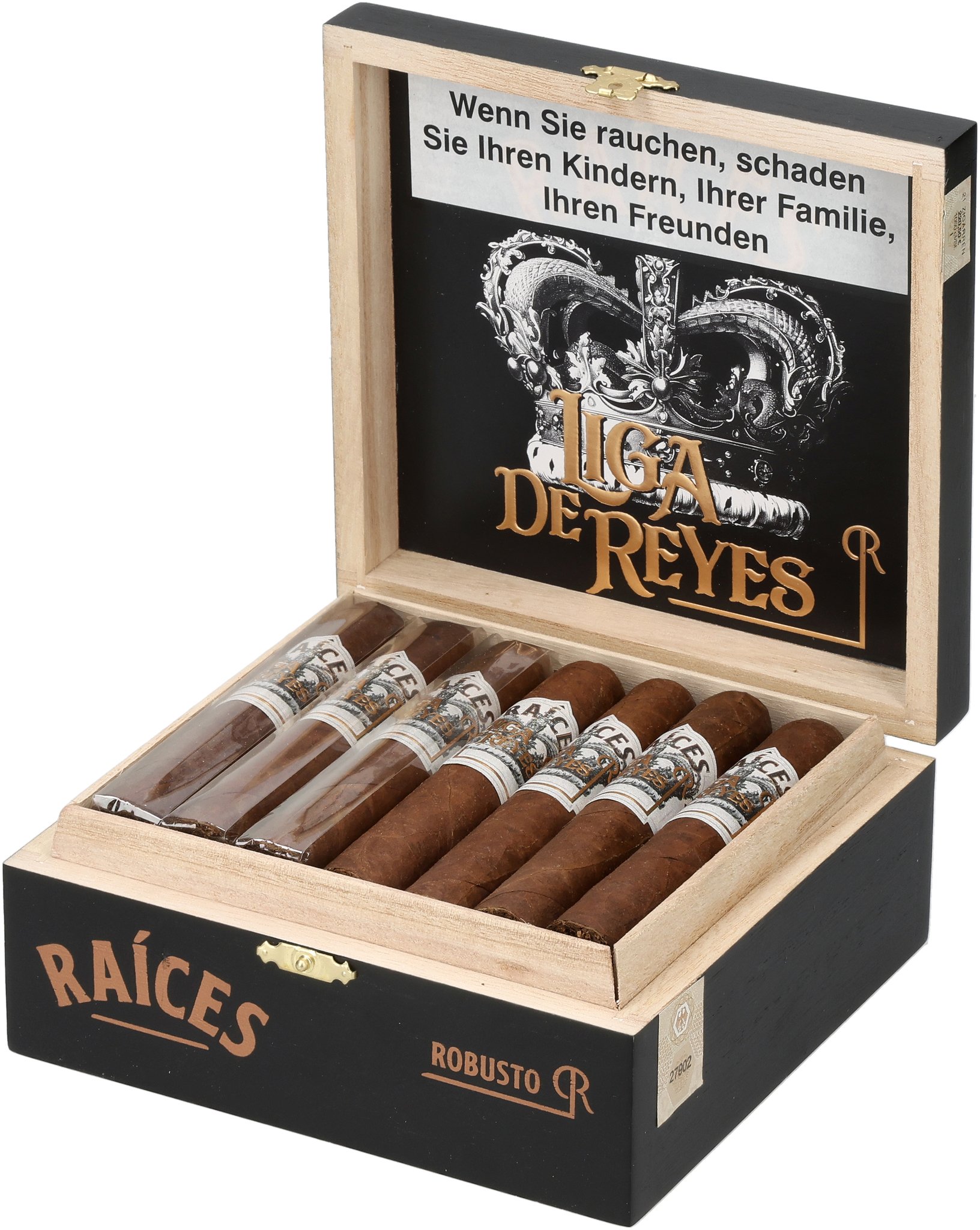 Liga de Reyes Robusto box open