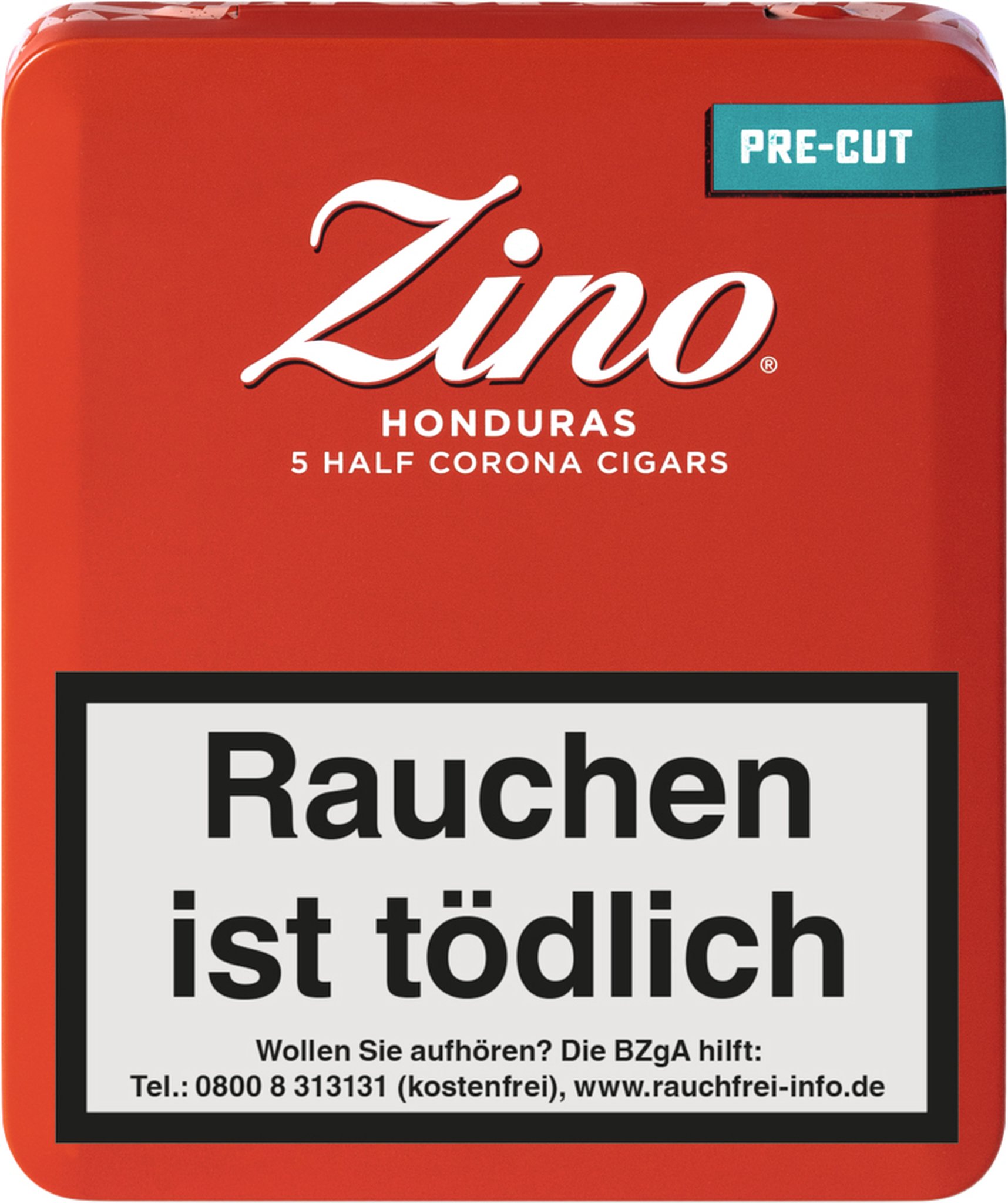 Honduras Half Corona tin front