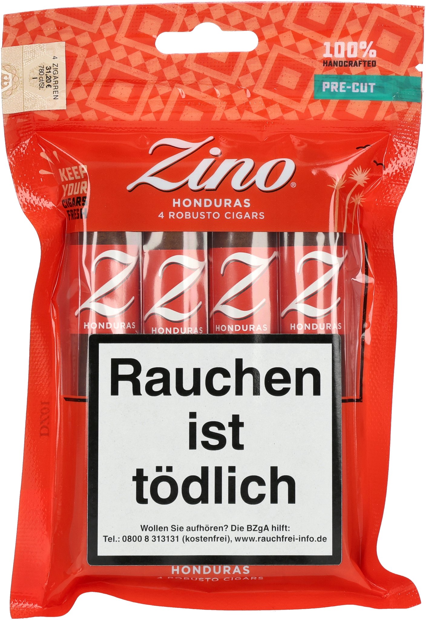 Robusto pre-cut freshpack front