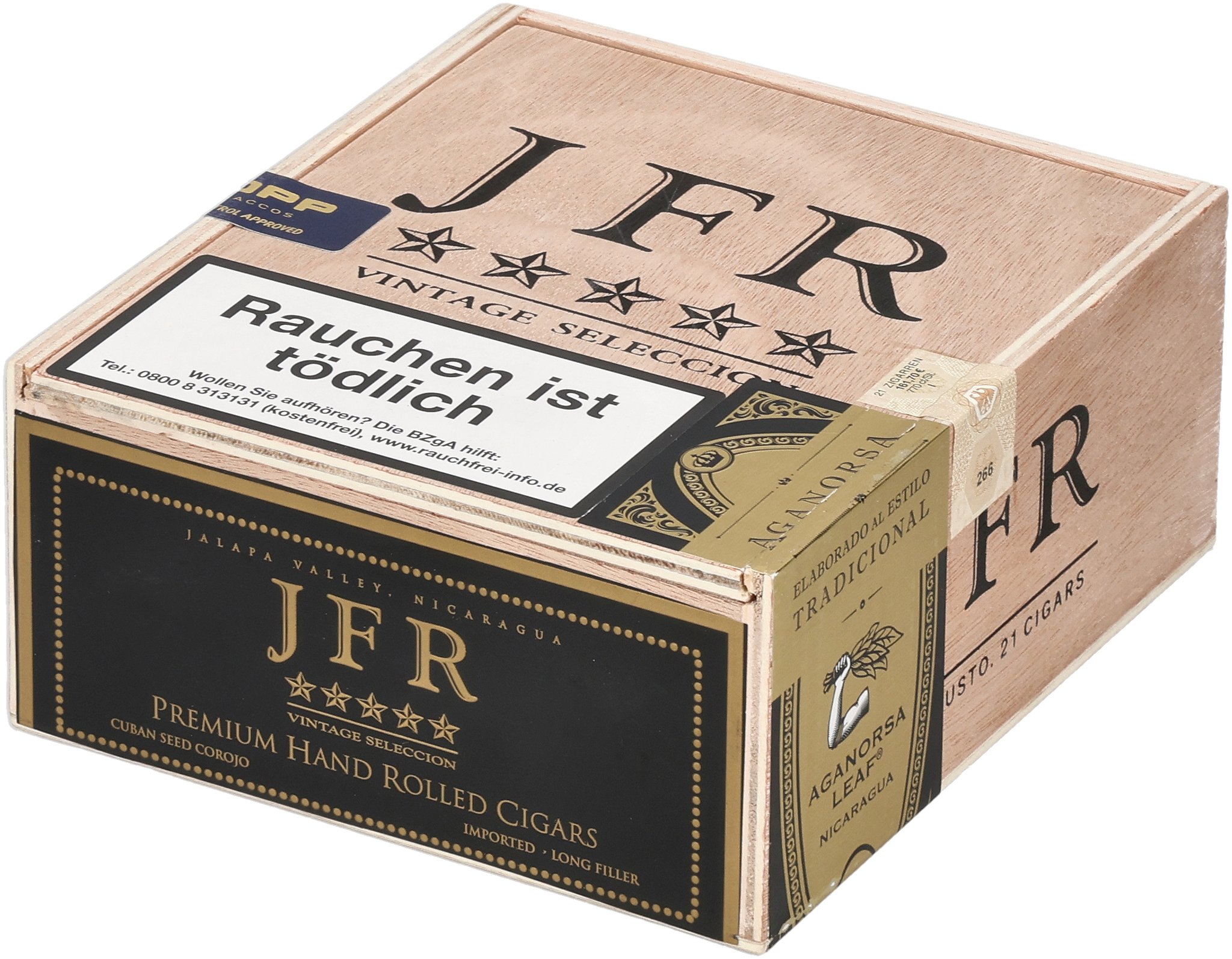 JFR Corojo Robusto box
