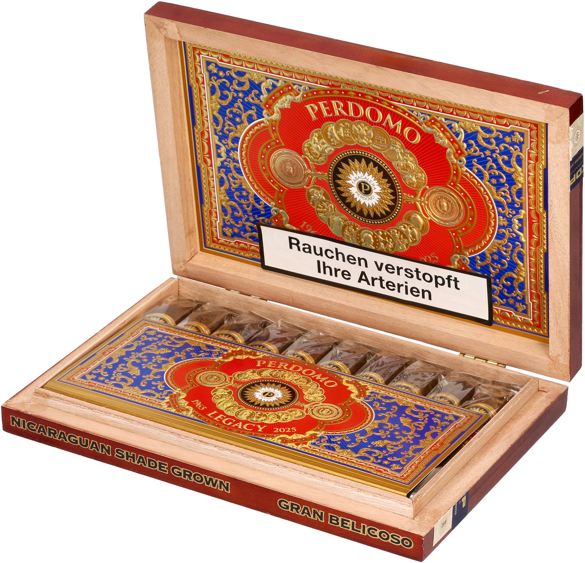 Shade Grown Gran Belicoso box open