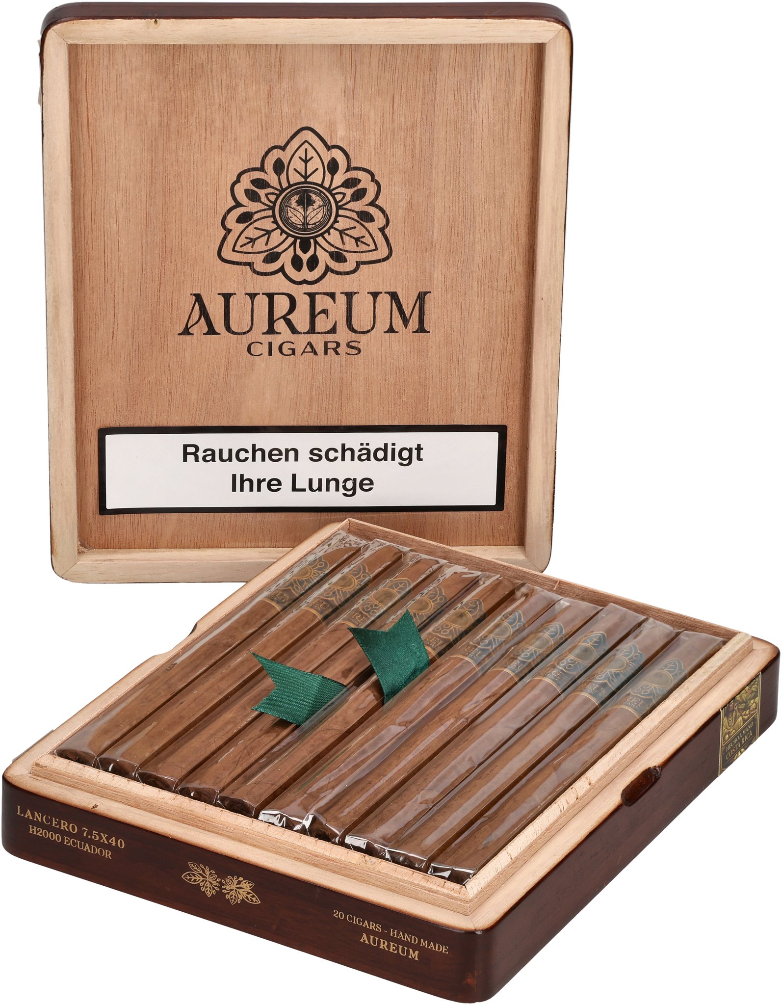 Aureum Lancero box open
