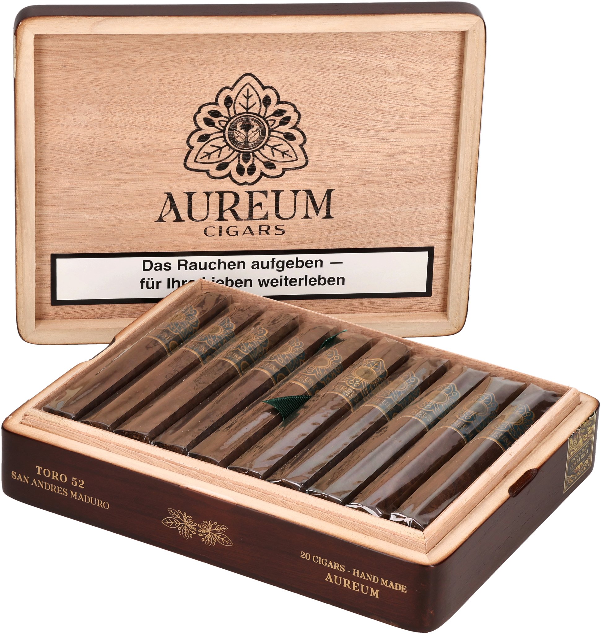 San Andrés Maduro Toro box open