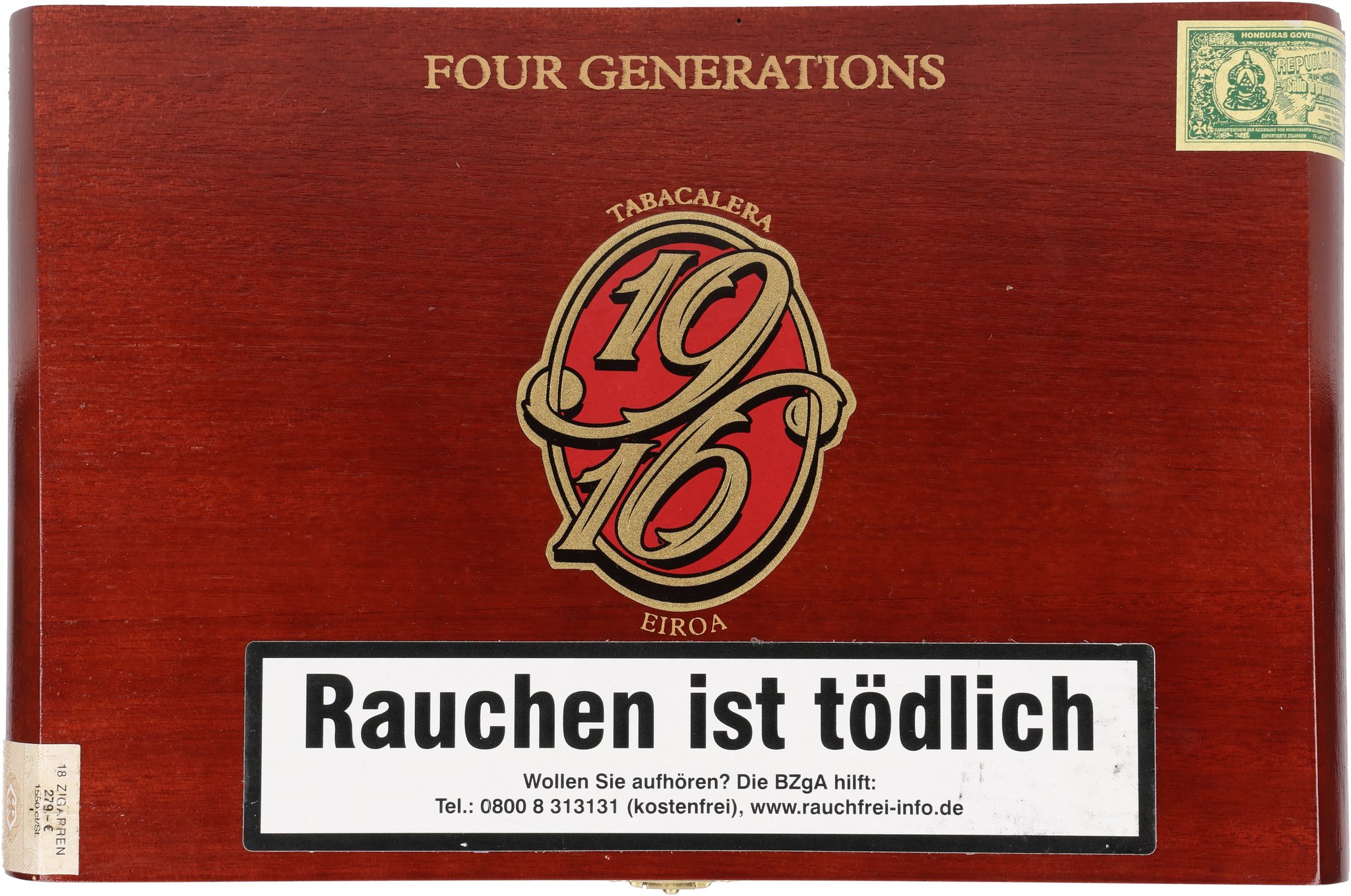 Four Generations Robusto box front