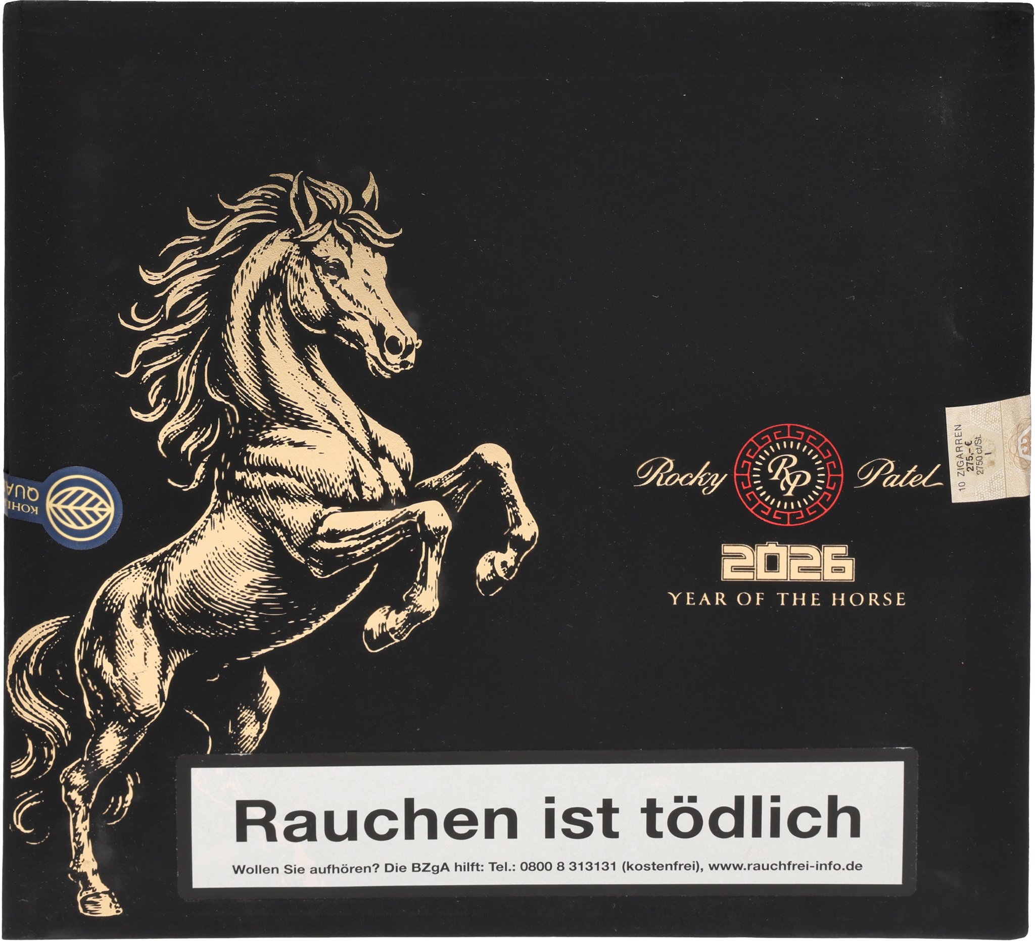 Horse 2026 Churchill packaging front