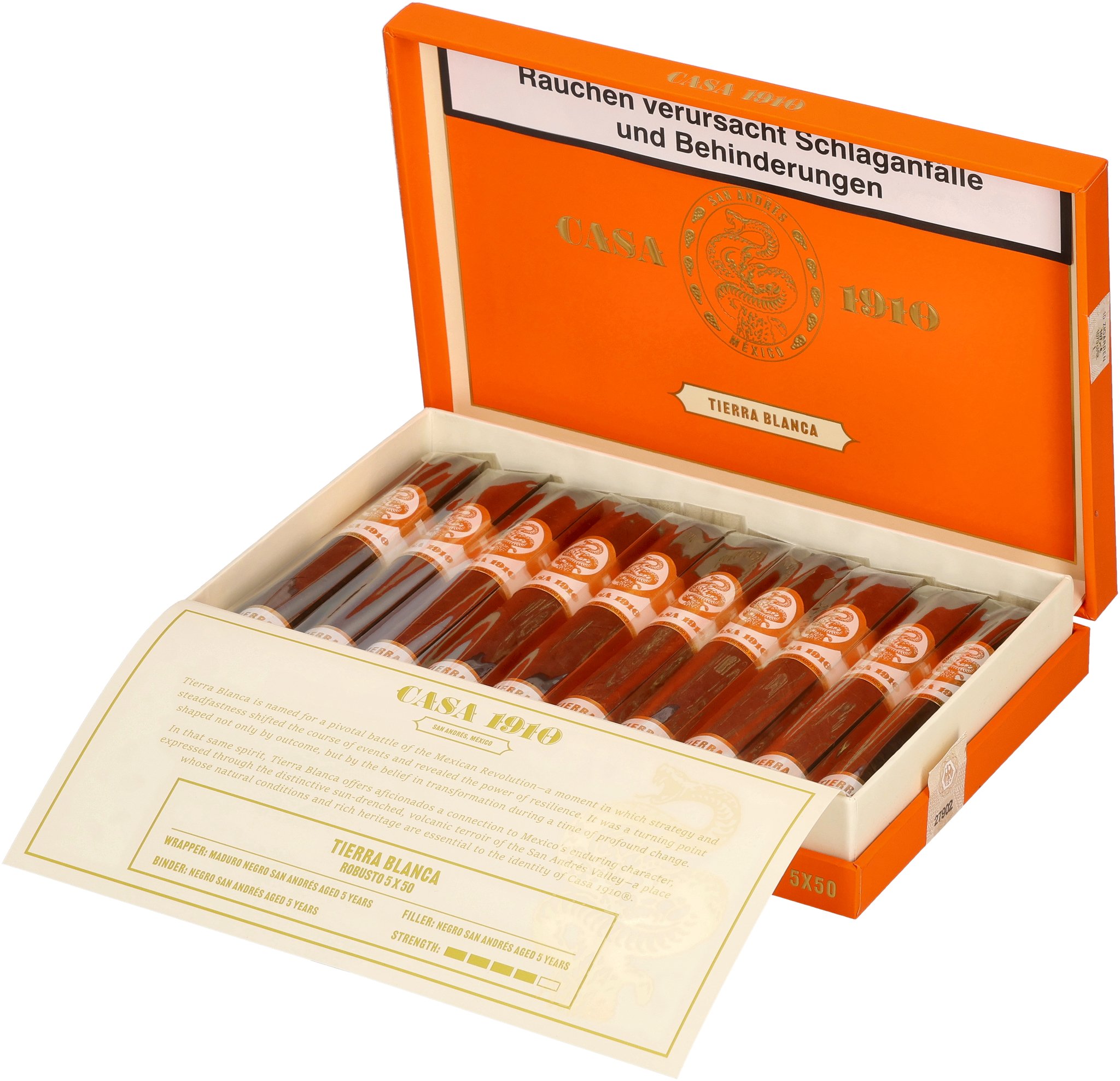 Tierra Blanca Robusto box open 2