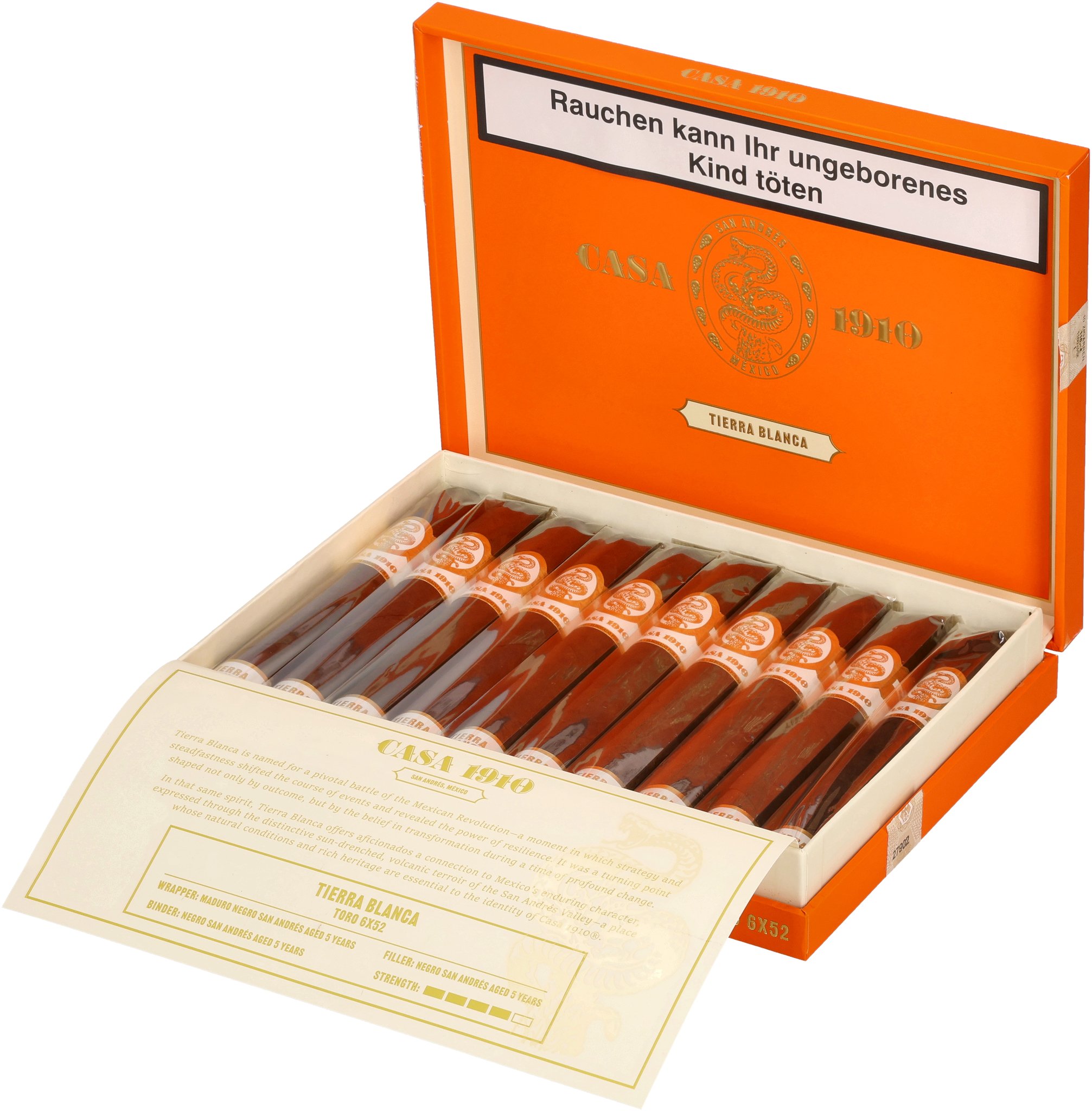 Tierra Blanca Toro box open 2