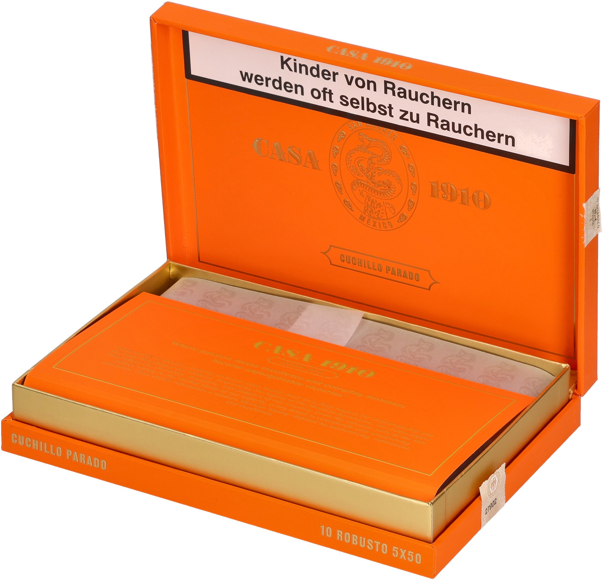 Cuchillo Parado Robusto box open