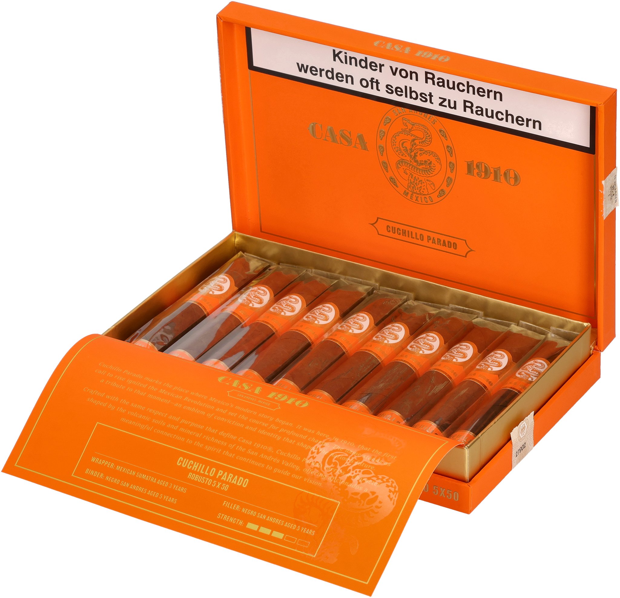 Cuchillo Parado Robusto stick box open 2