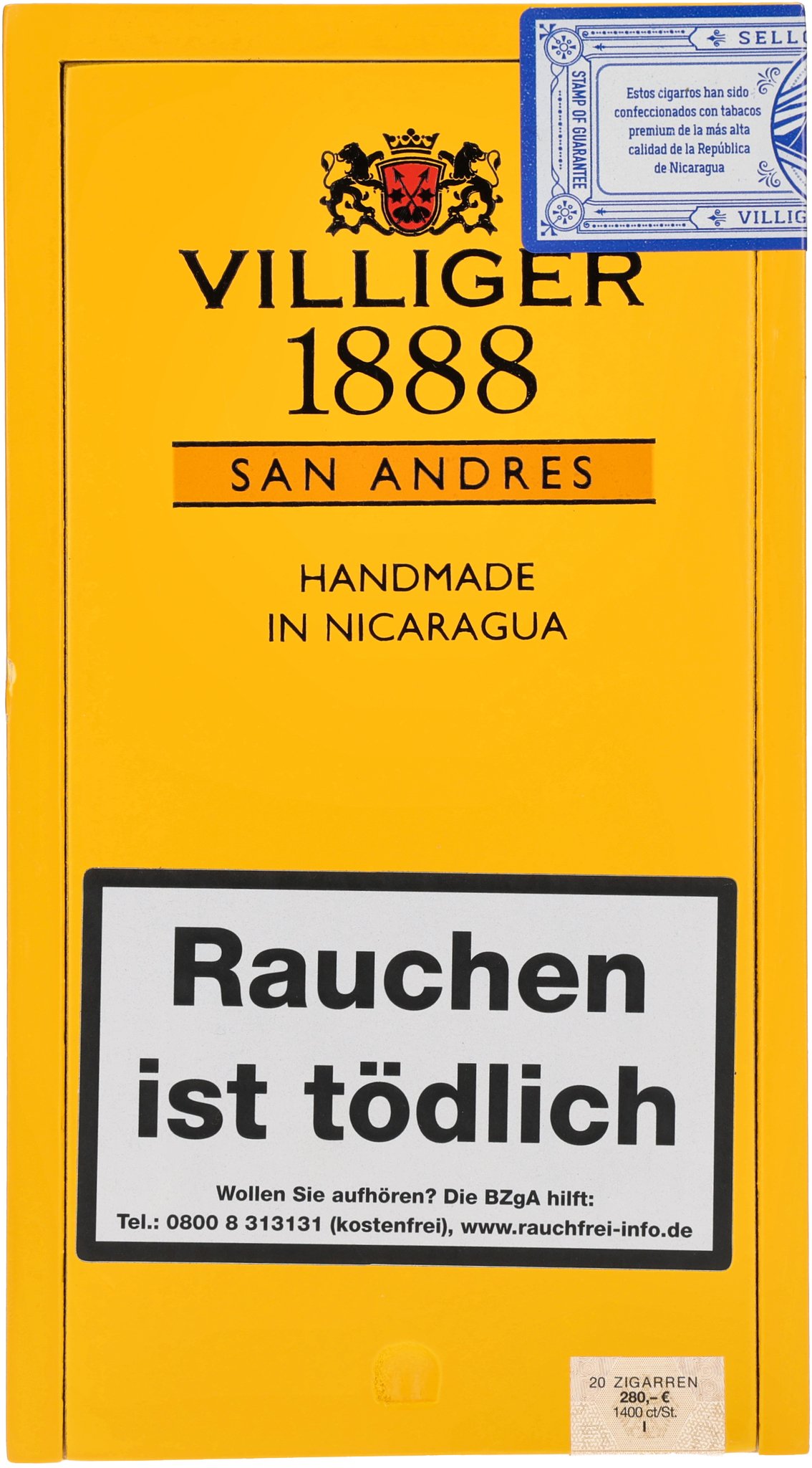 1888 San Andres Churchill box front