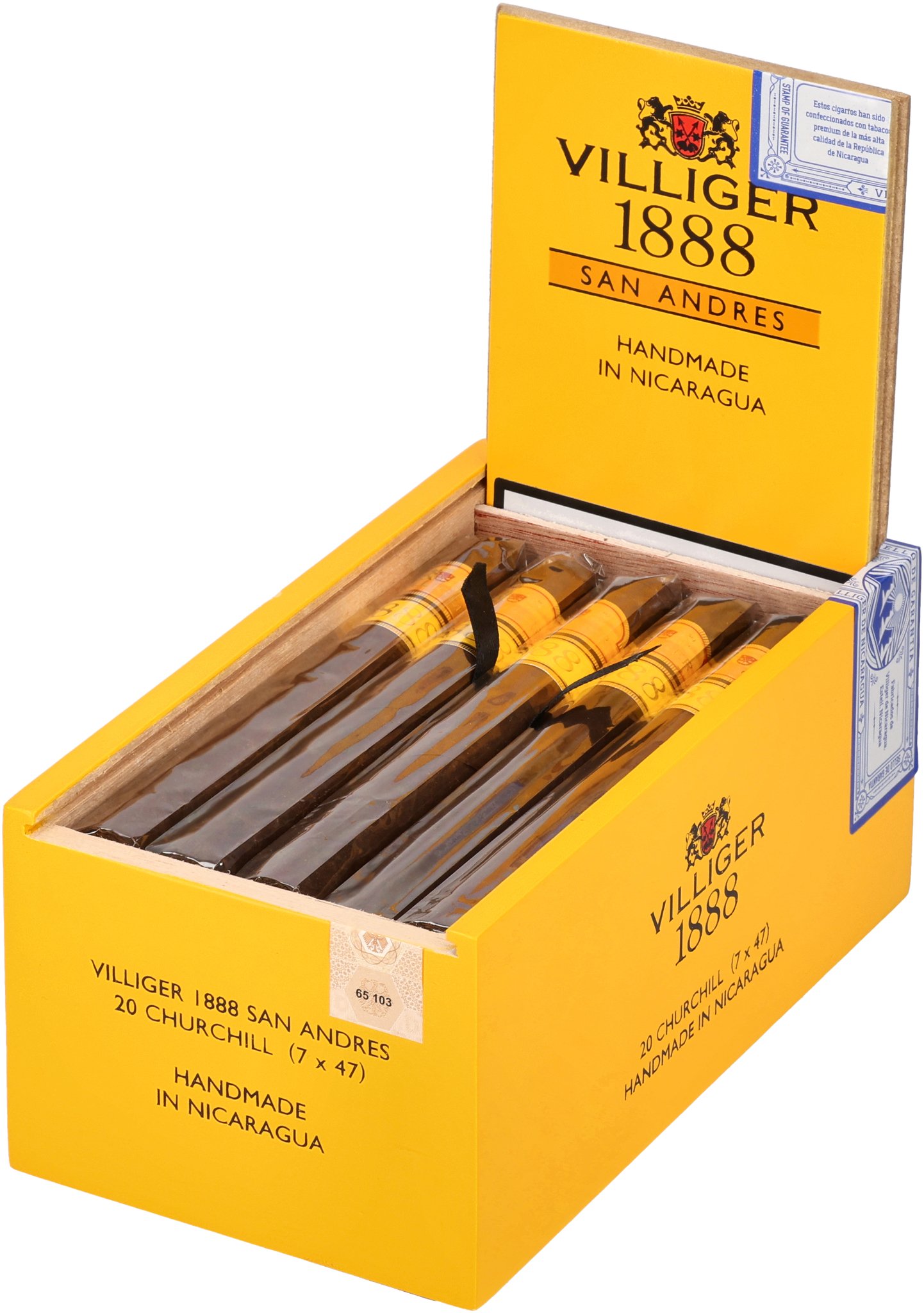 1888 San Andres Churchill box open