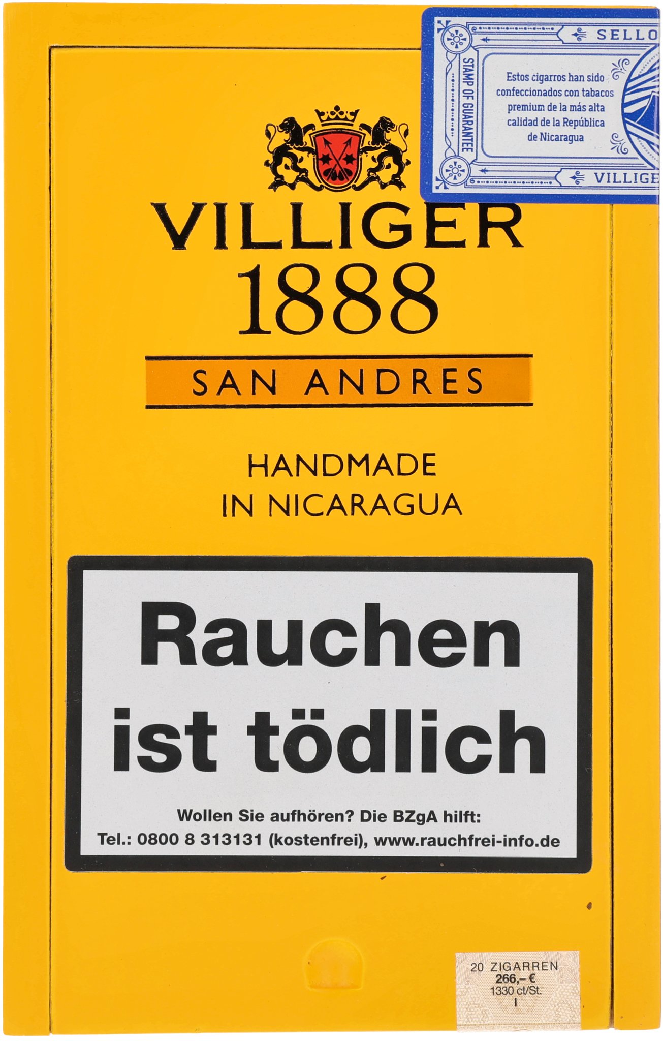 1888 San Andres Toro box front