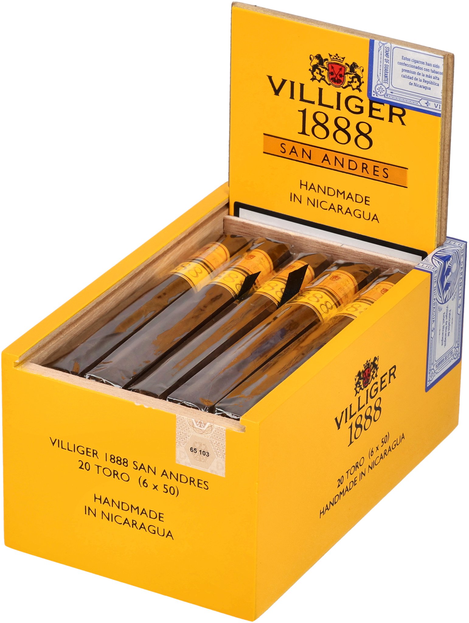 1888 San Andres Toro box open