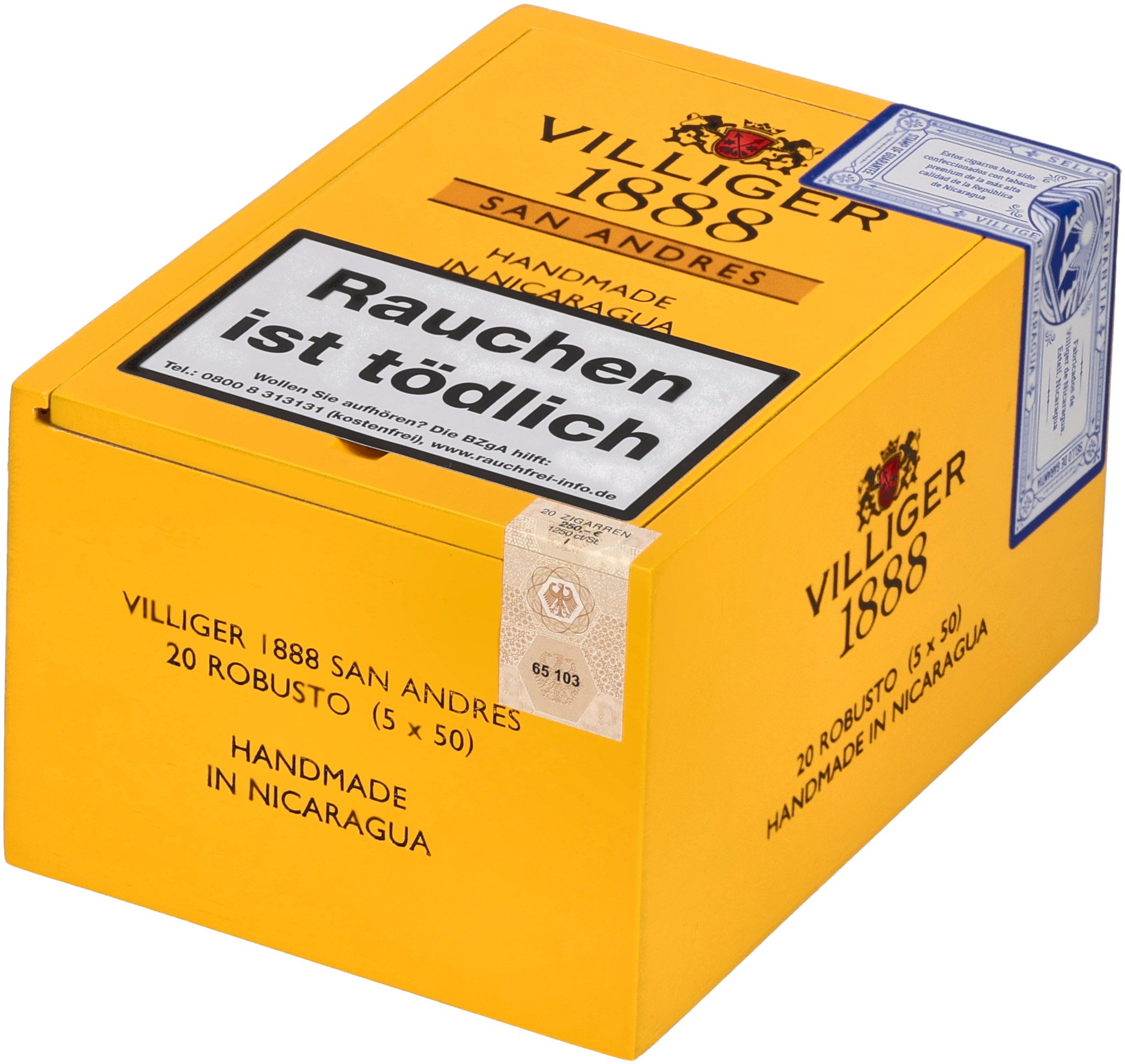 1888 San Andres Robusto box