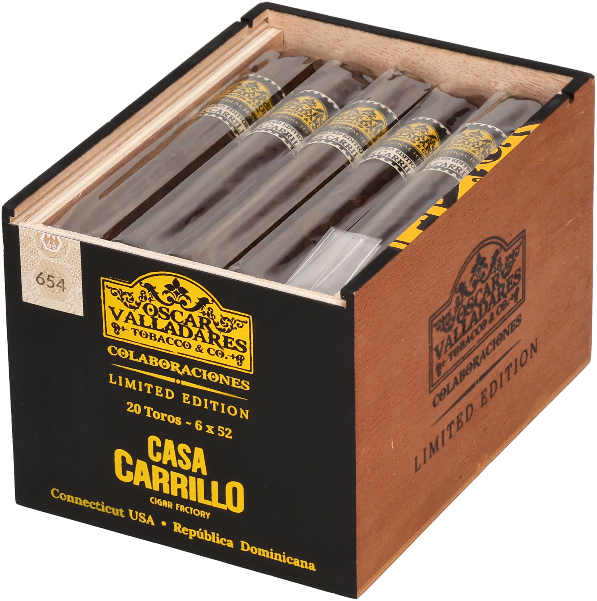 Oscar Valladares Colabaraciones Casa Carillo box open