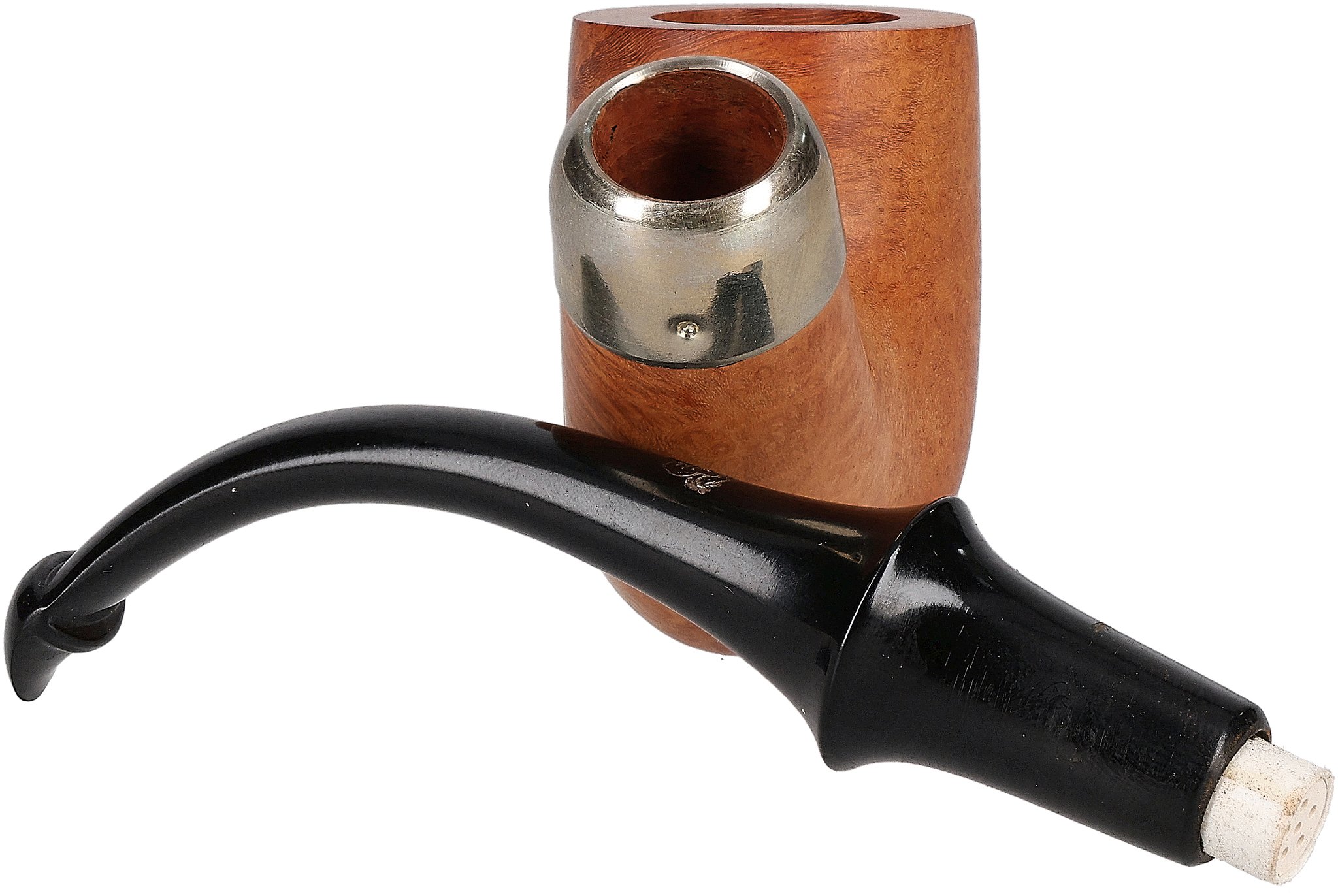 Courrieu Pfeifen Extra Bent Billiard Glatt_offen