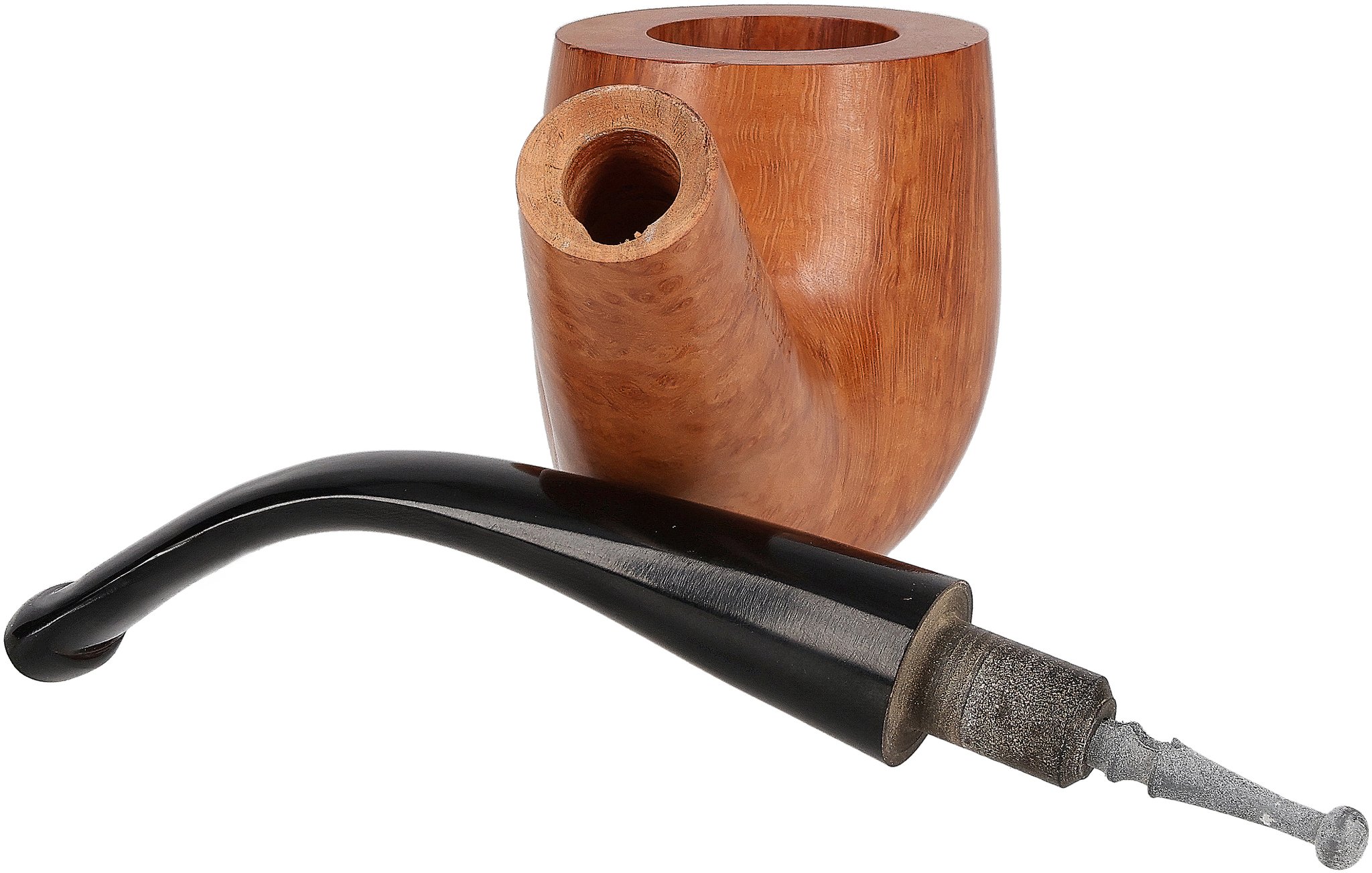 Courrieu Pfeifen Straight Grain Grand Deluxe Bent Glatt_offen