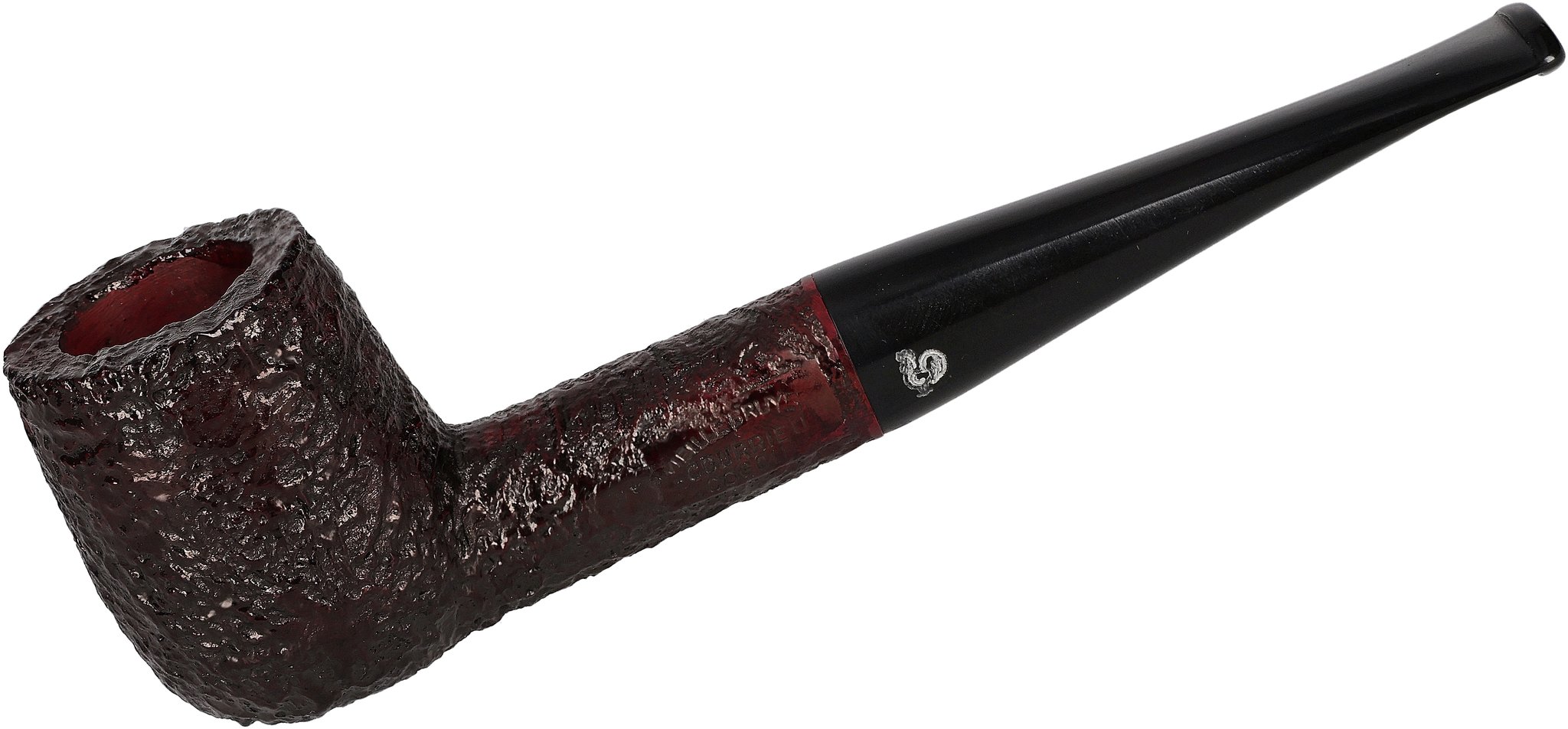 Courrieu Pfeifen Billiard Sandgestrahlt_frontal