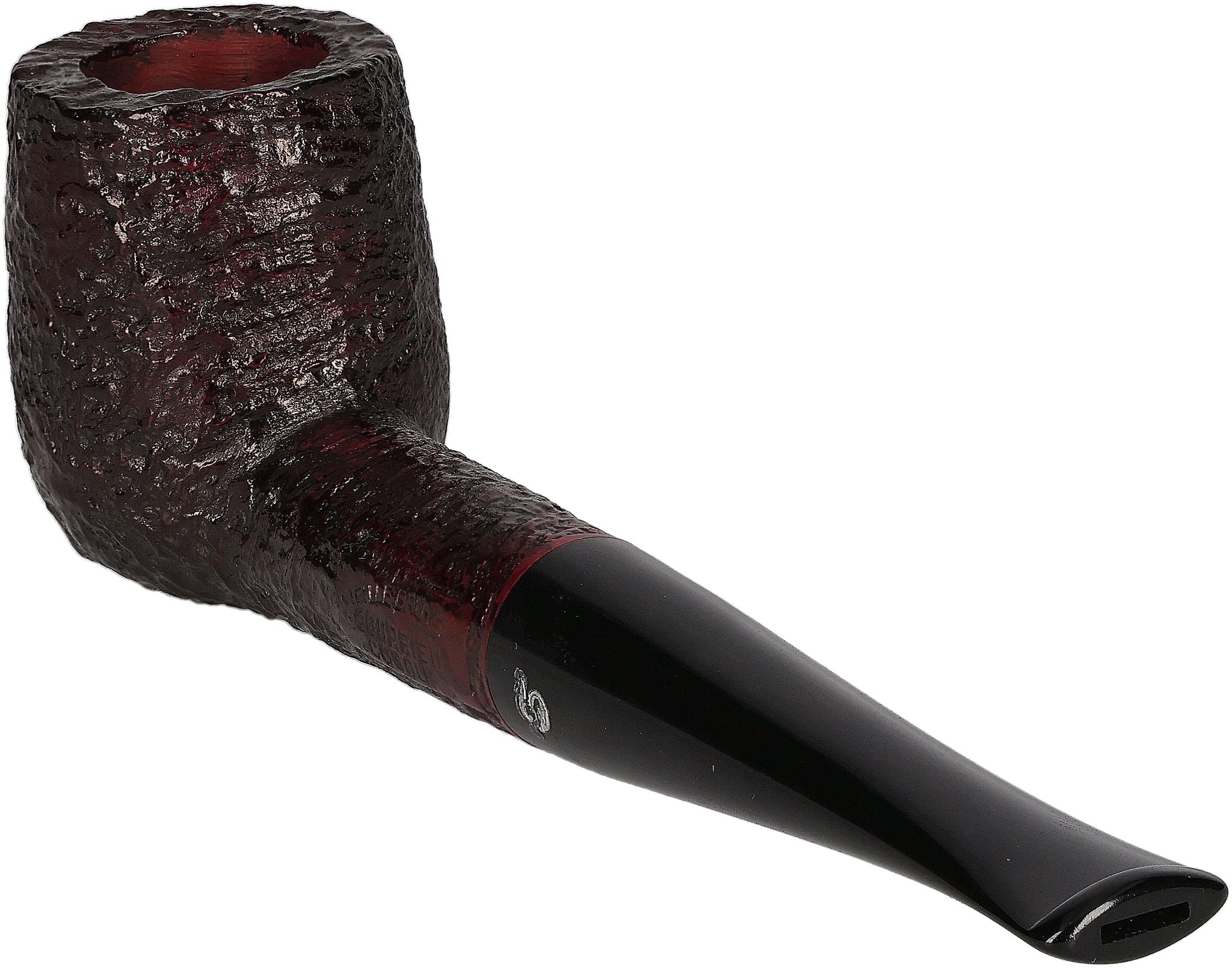Courrieu Pfeifen Billiard Sandgestrahlt_60 Grad