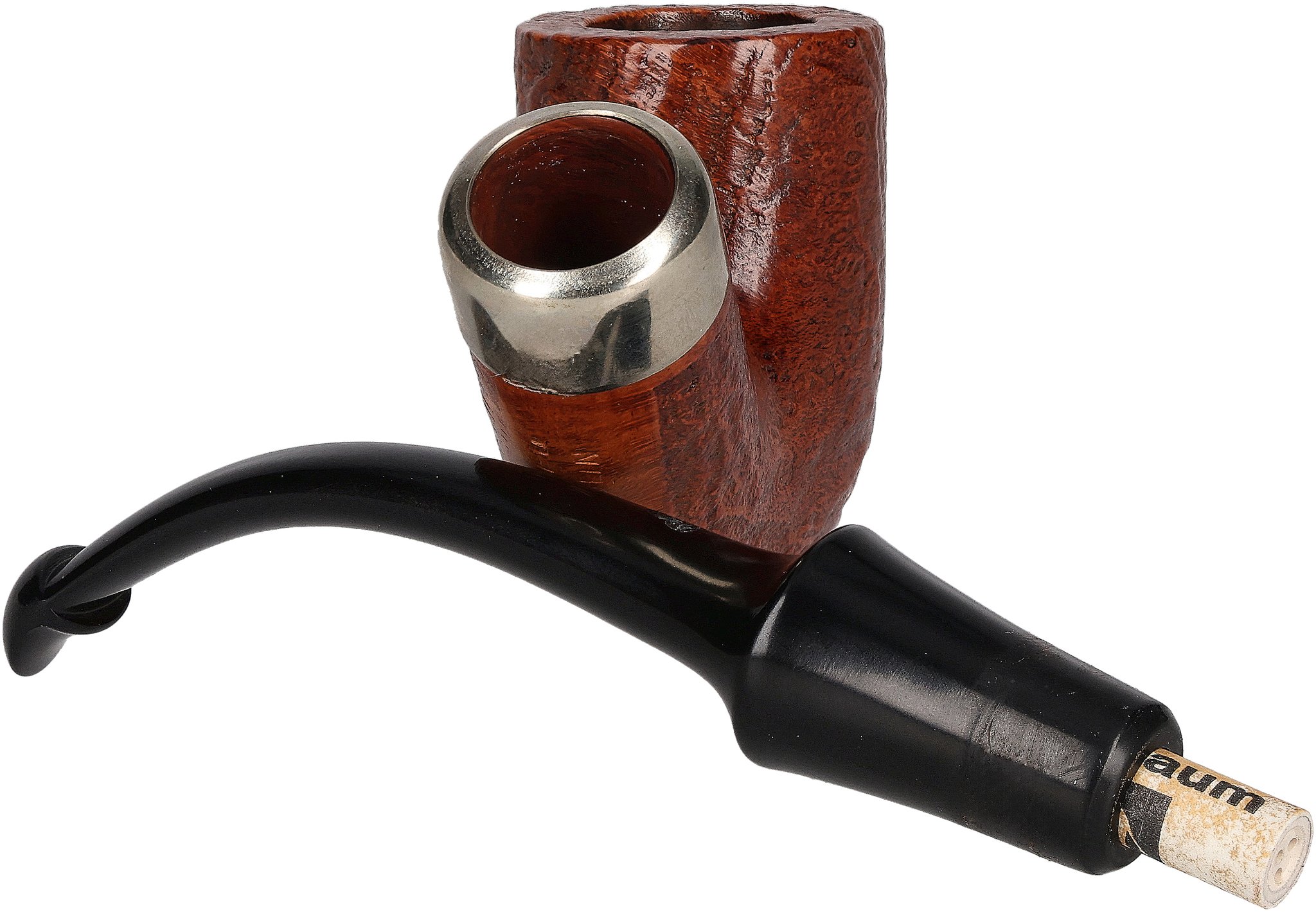 Courrieu Pfeifen Bent Sandgestrahlt filter