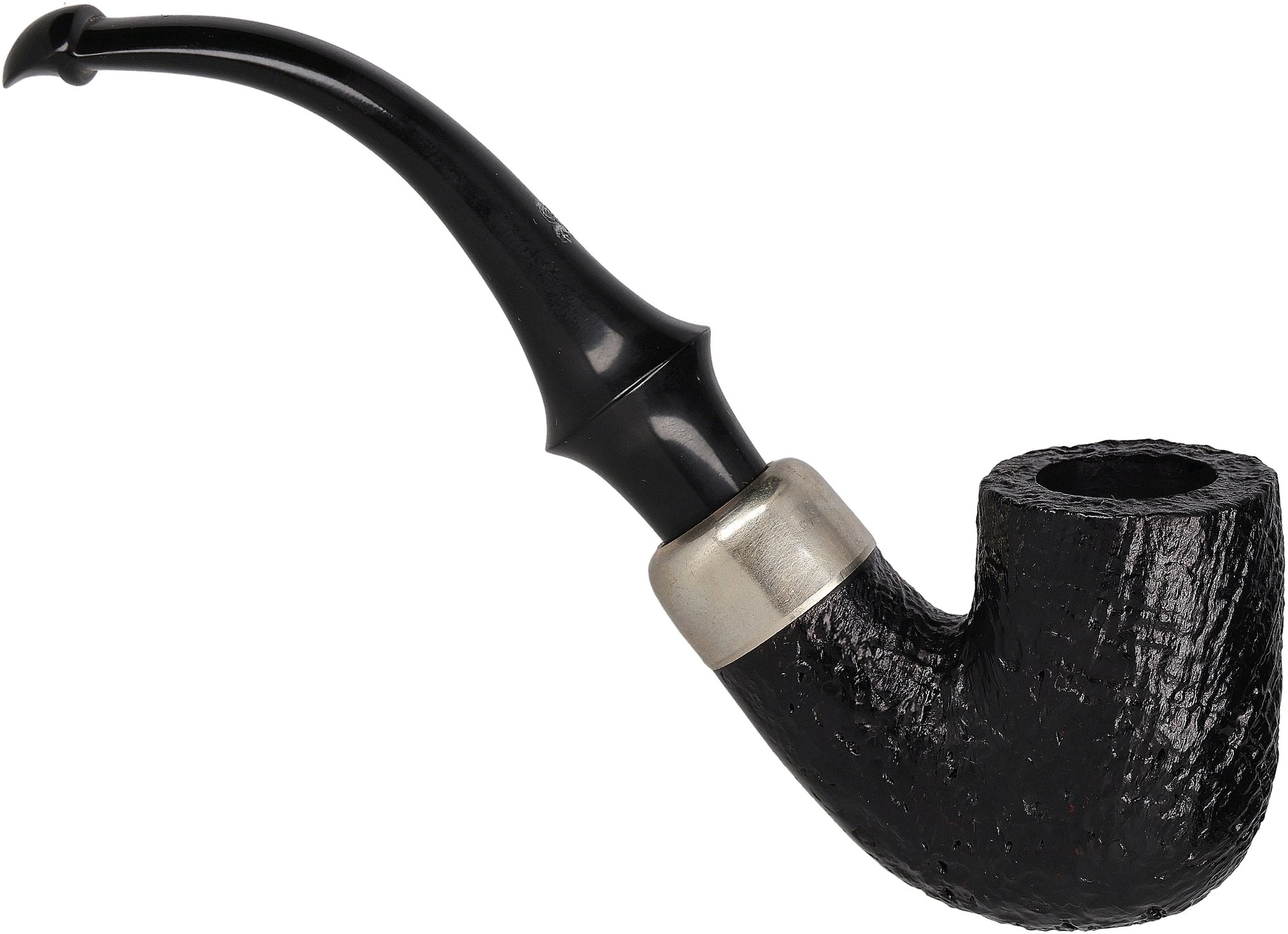Courrieu Pfeifen Bent Billiard Sandgestrahlt 180grad
