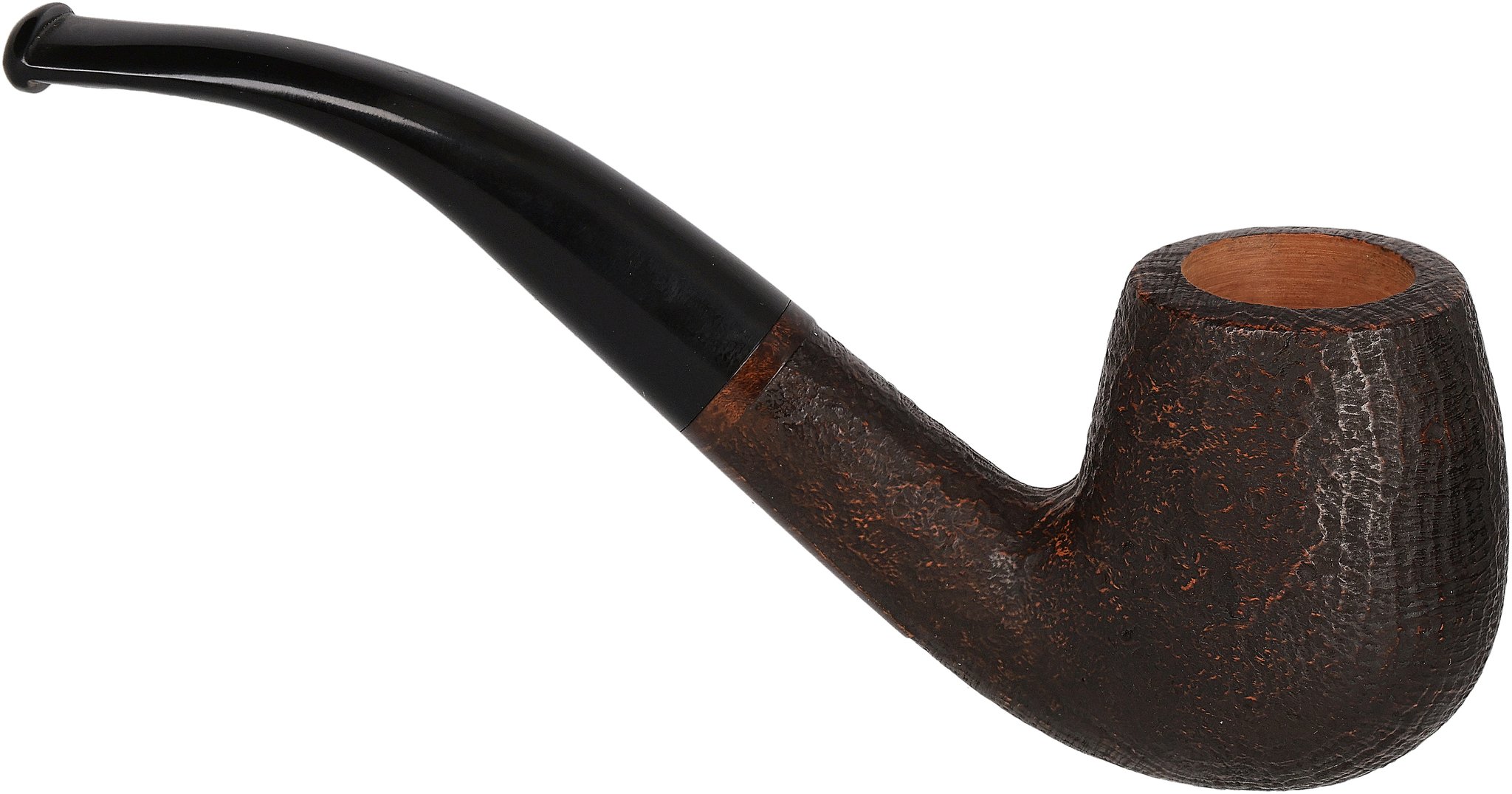 Courrieu Pfeifen Bent Apple Sandgestrahlt 180grad