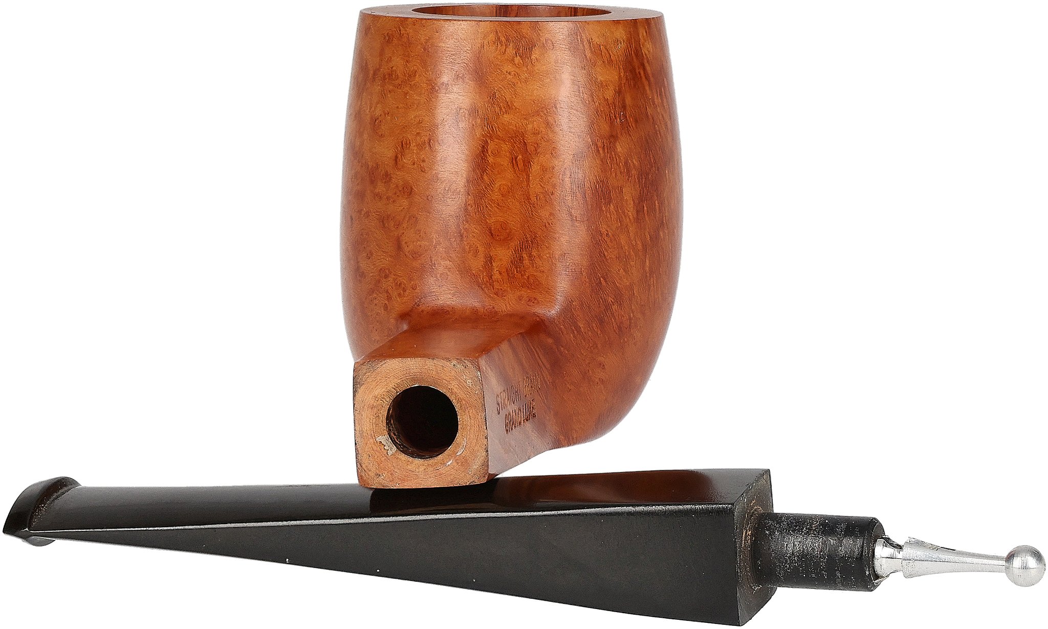 Courrieu Pfeifen Straight Grain Grand Deluxe Billiard Glatt filter