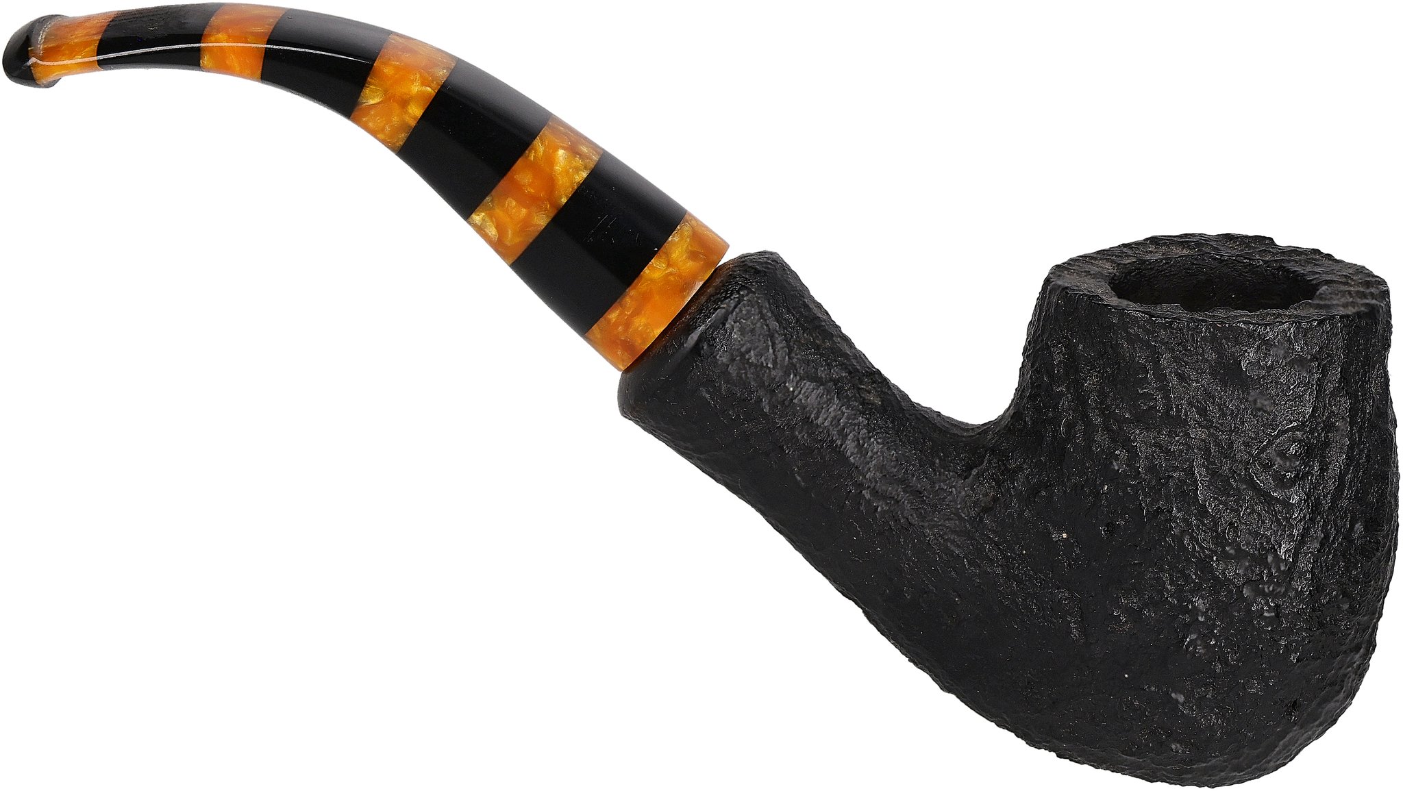 Courrieu Pfeifen Bent Billiard Sandgestrahlt 180grad