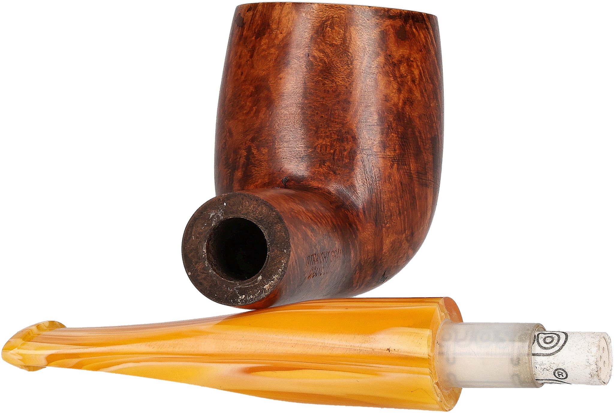 Courrieu Pfeifen Straight Grain Grand Deluxe Billiard Glatt filter