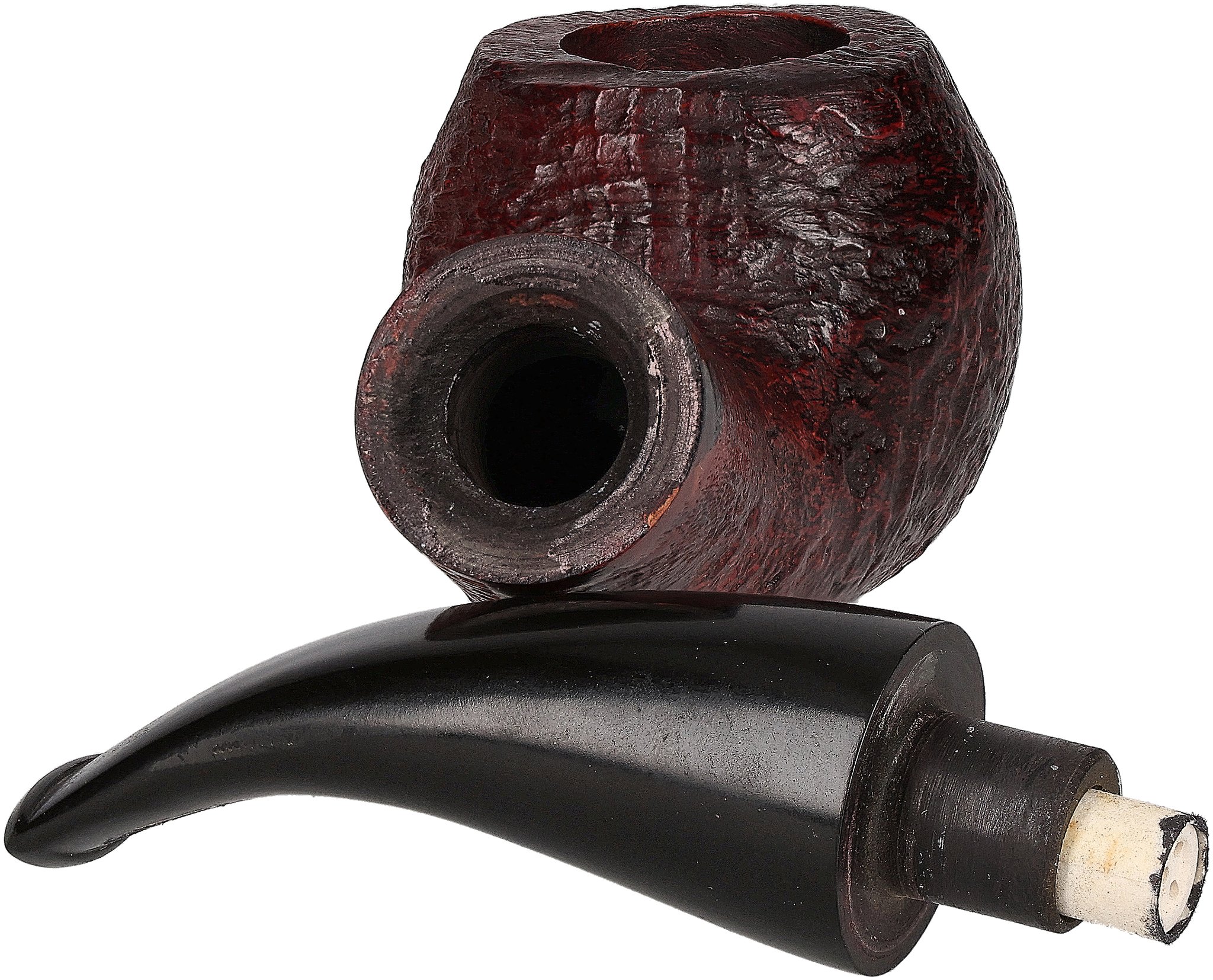 Courrieu Pfeifen Bent Diplomat Sandgestrahlt filter