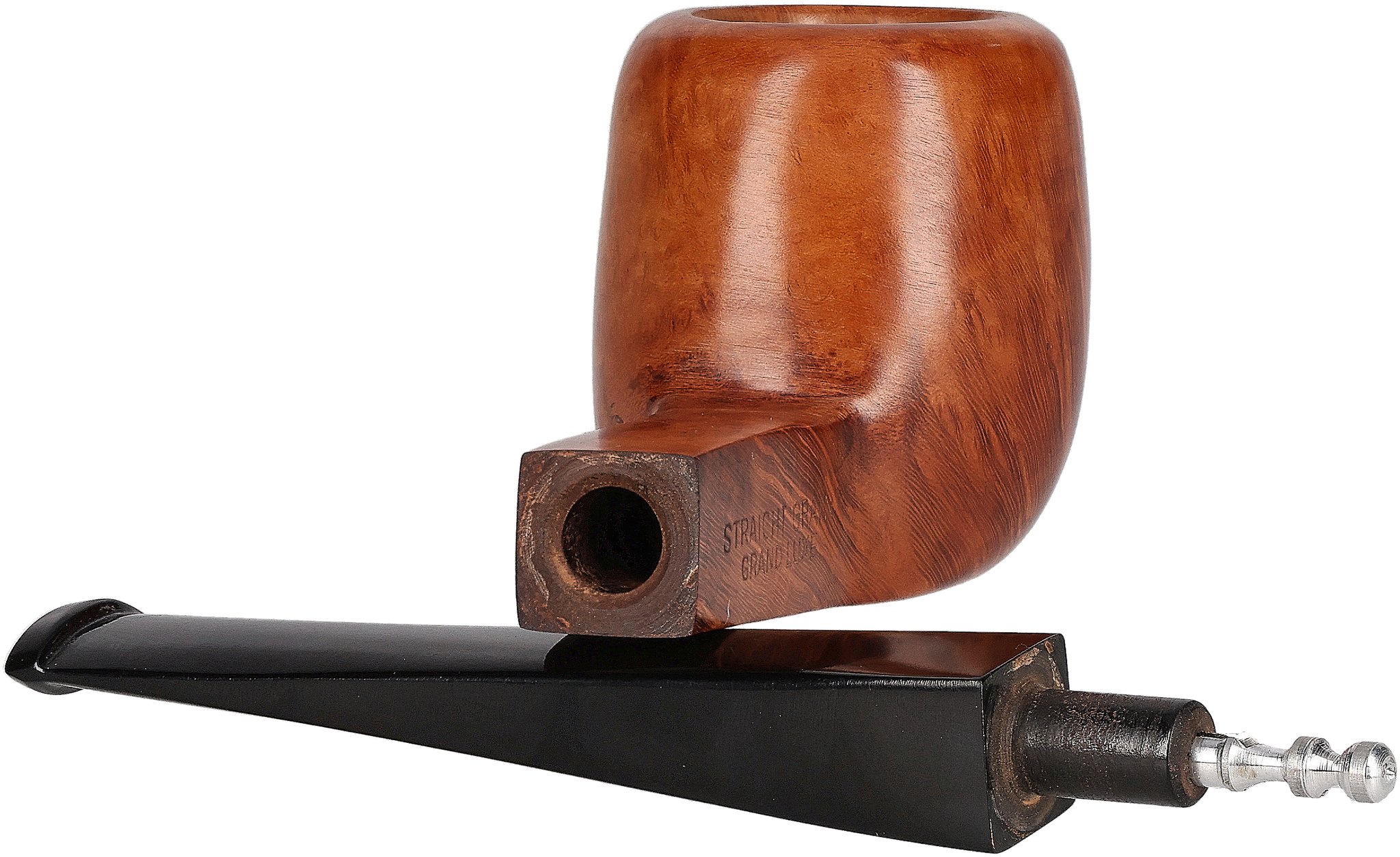 Courrieu Pfeifen Straight Grain Grand Deluxe Apple Glatt filter