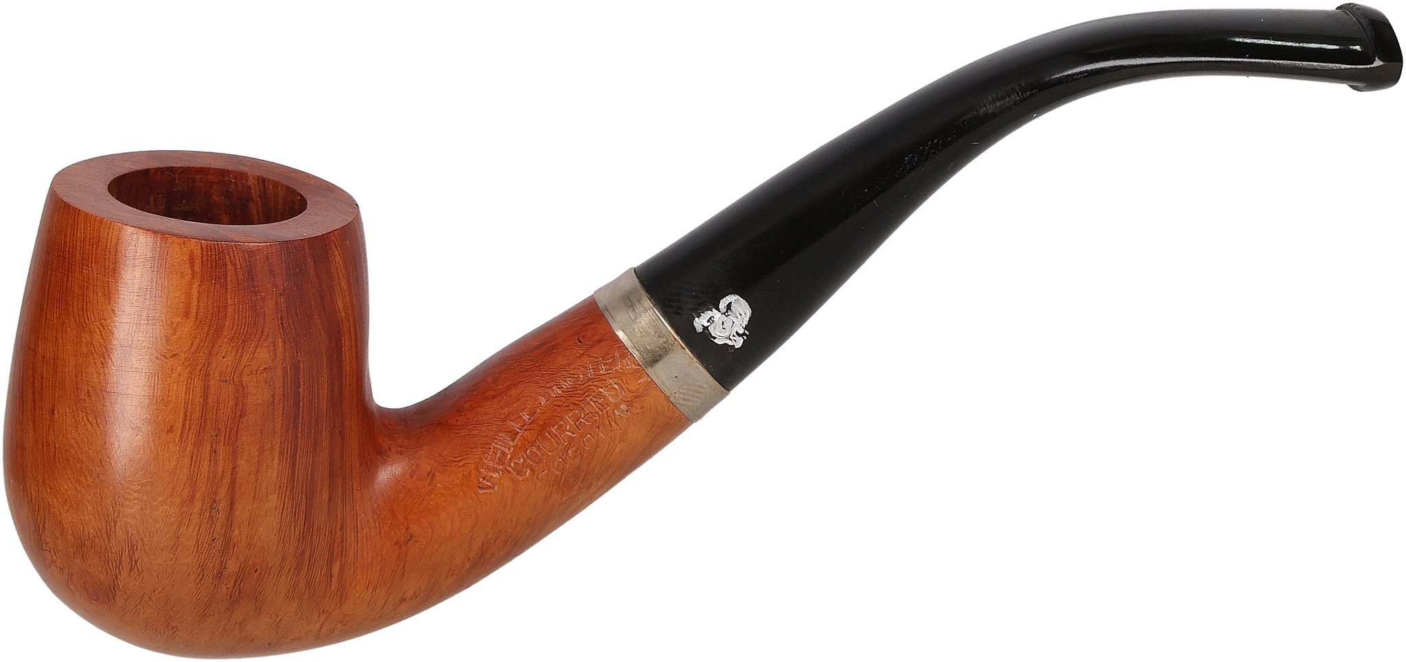Courrieu Pfeifen Extra Bent Glatt front