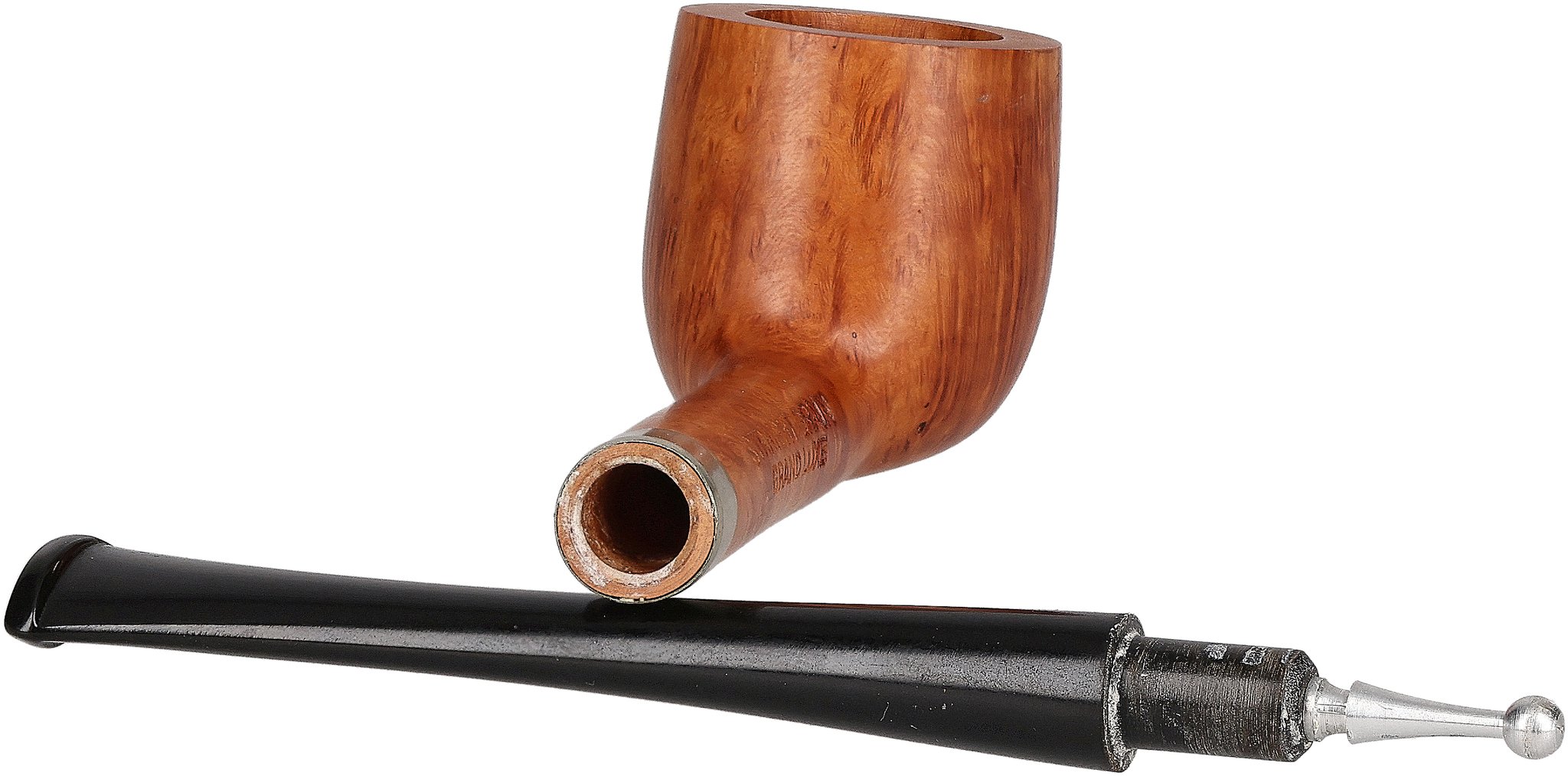 Courrieu Pfeifen Straight Grain Grand Deluxe Pot Glatt filter