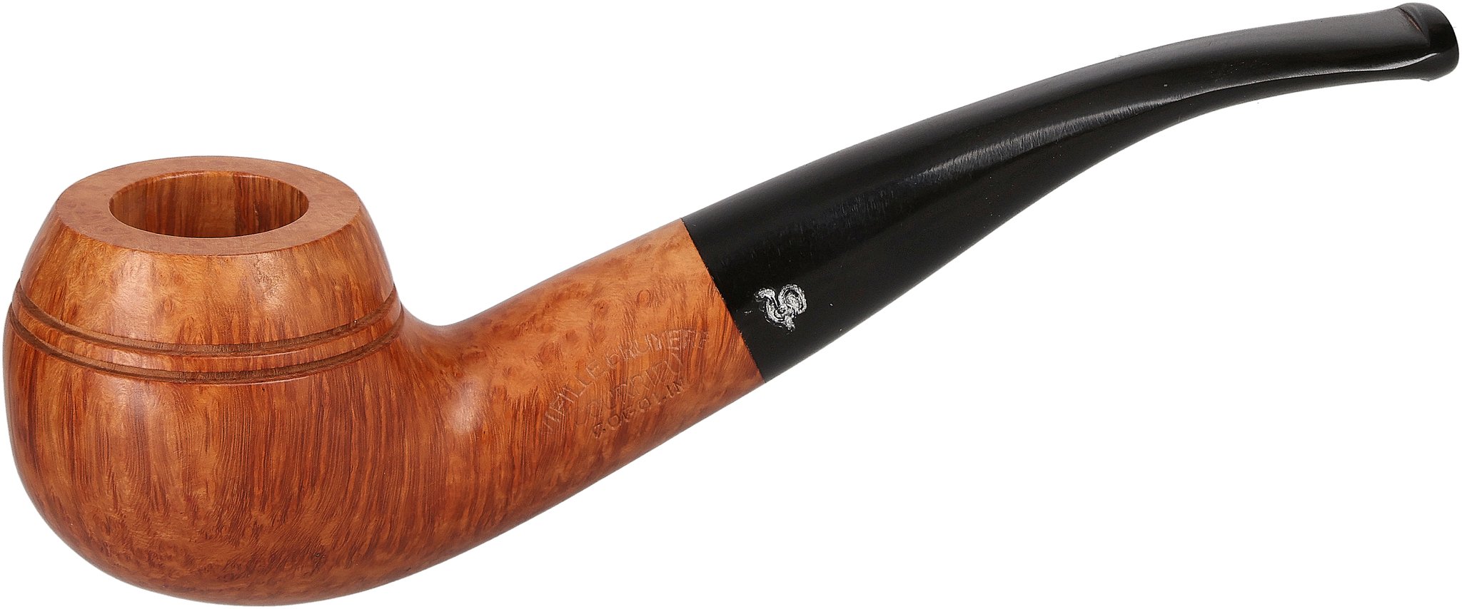 Courrieu Pfeifen Straight Grain Grand Deluxe Bulldog Glatt front