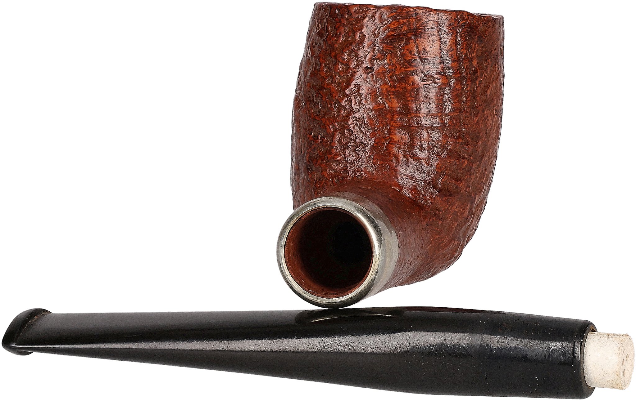 Courrieu Pfeifen Billiard Sandgestrahlt filter