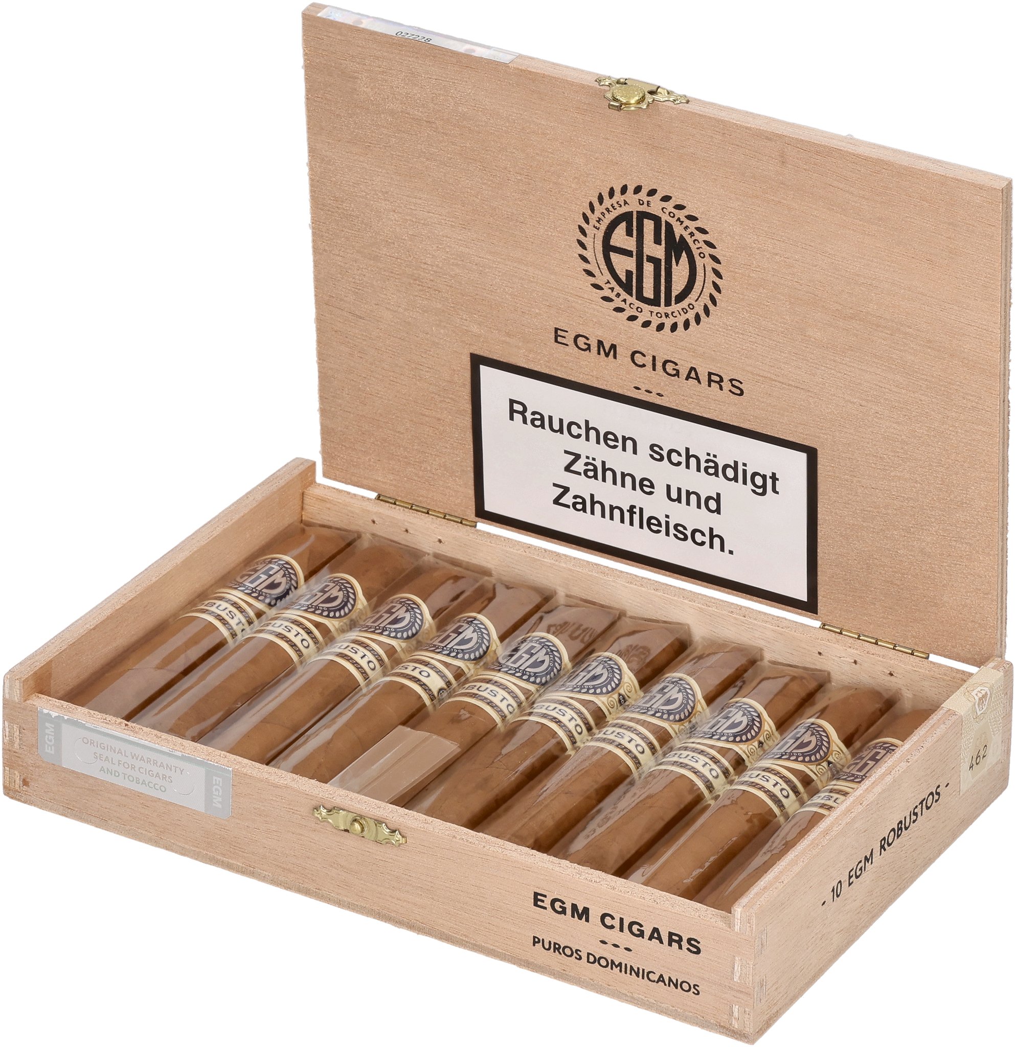 EGM Puros Dominicanos Robusto box open