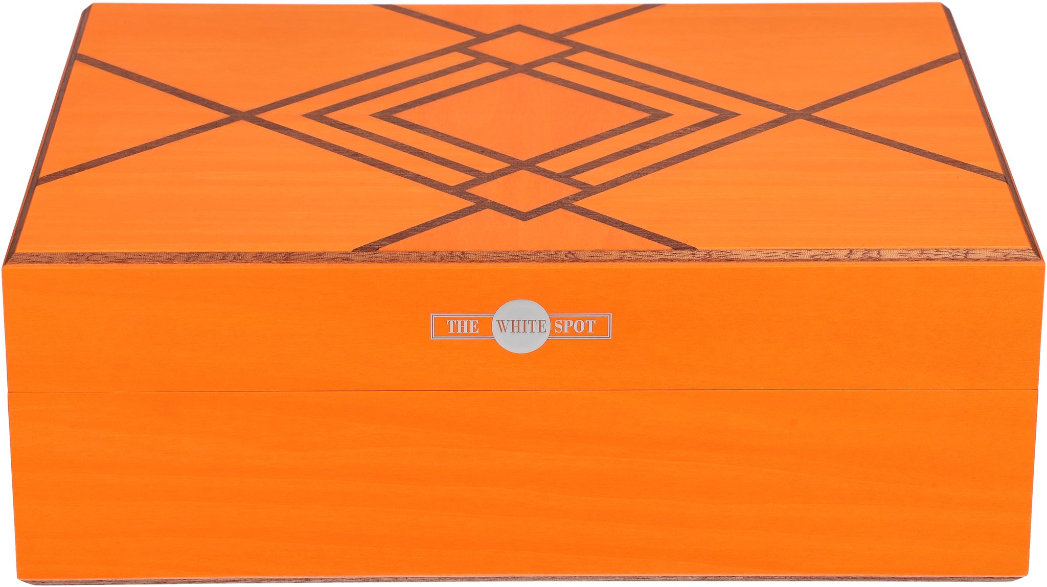 The White Spot Art Deco Orange 50er front