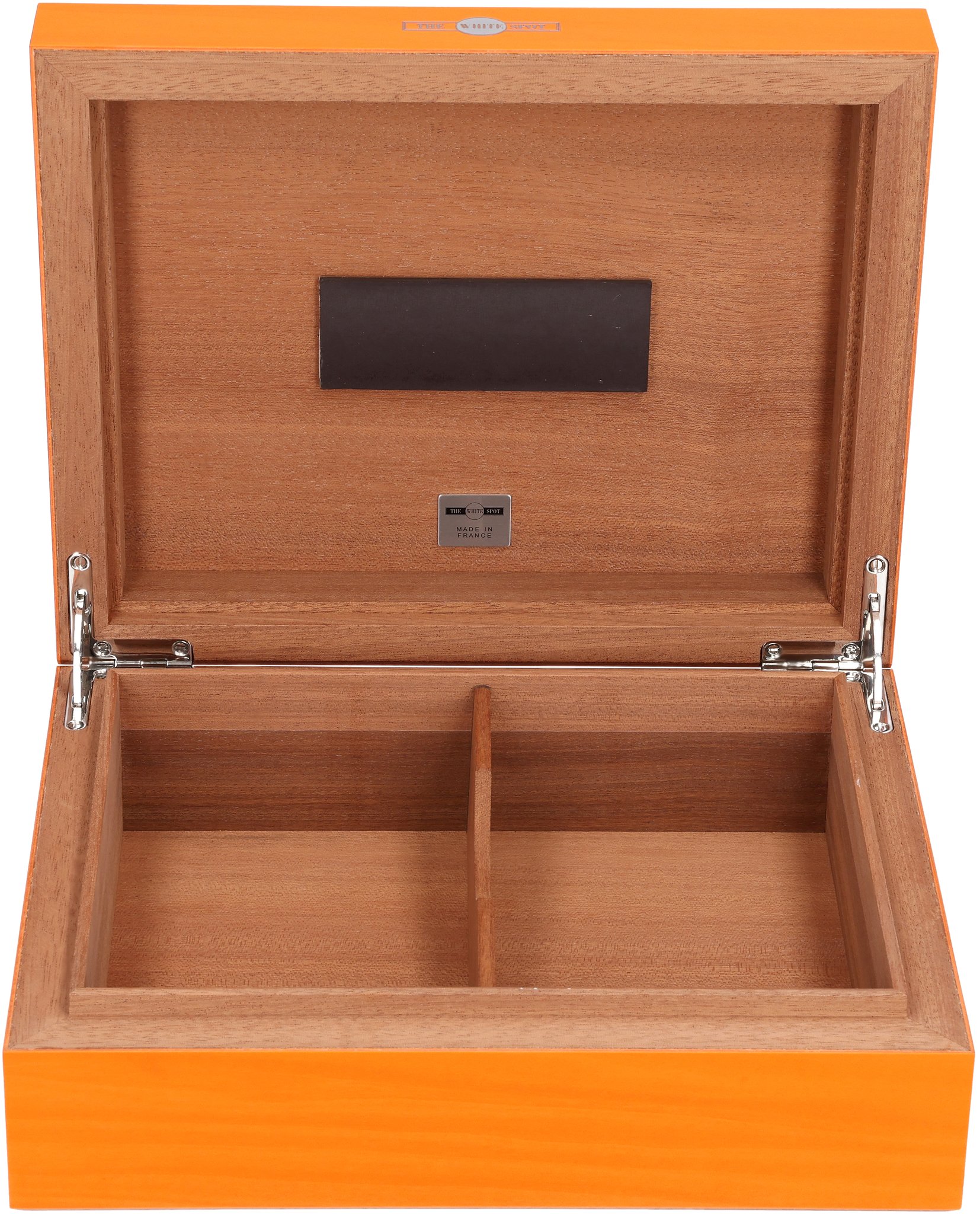 The White Spot Art Deco Orange 50er open front