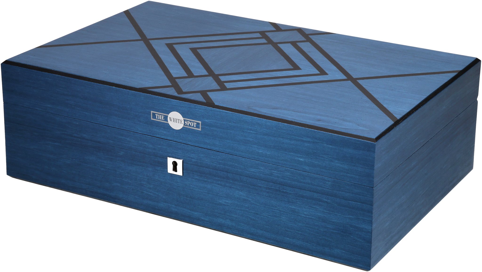 The White Spot Art Deco Blau 100er 30grad