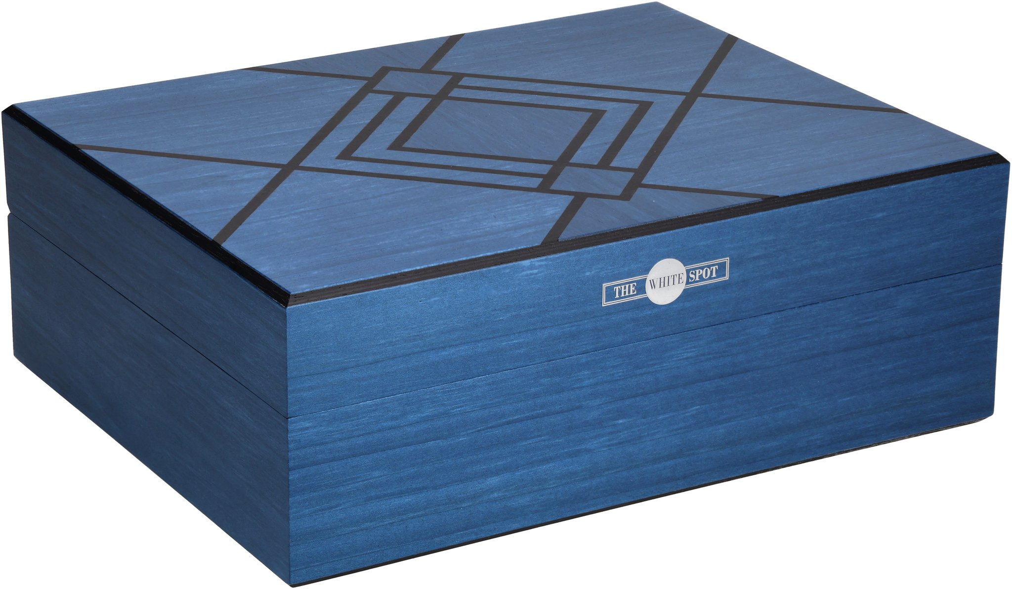 The White Spot Art Deco Blau 50er 330grad